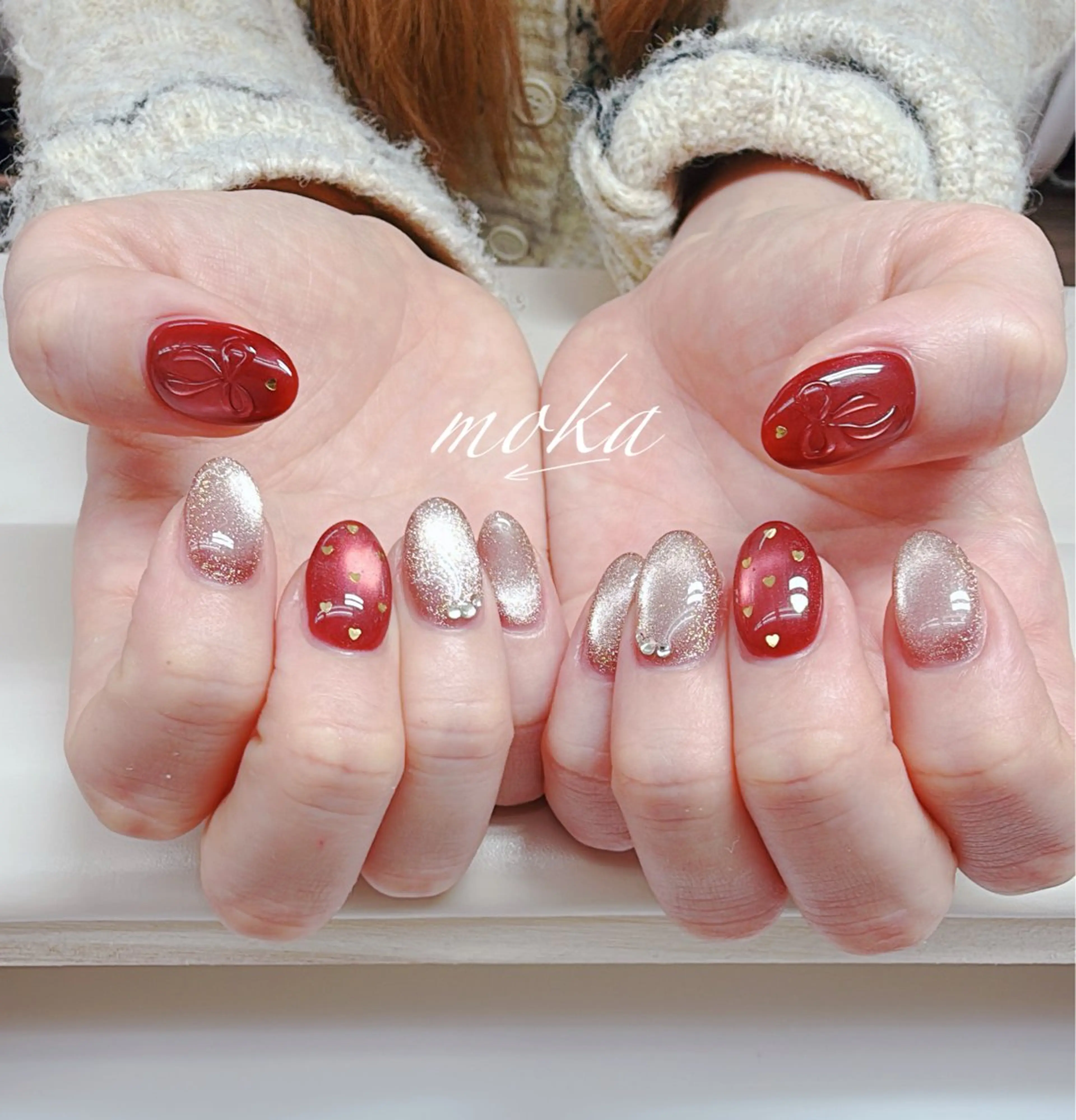 ネイル 胡蝶蘭レディースサロ ンNailMOKAのネイルデザイン