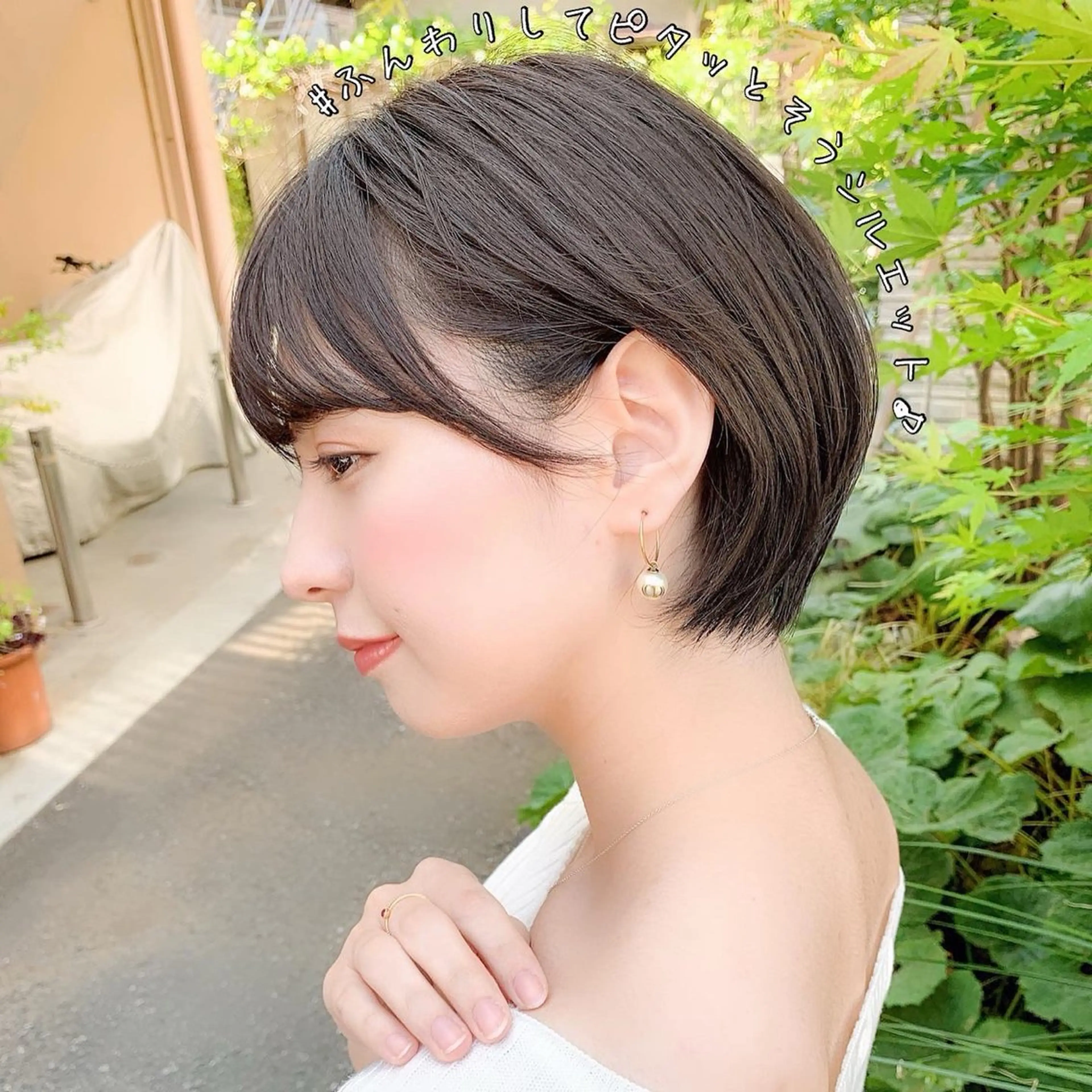 ショート カラー 髪質改善 ショートヘア CODE.LINE Rimuのヘアスタイル