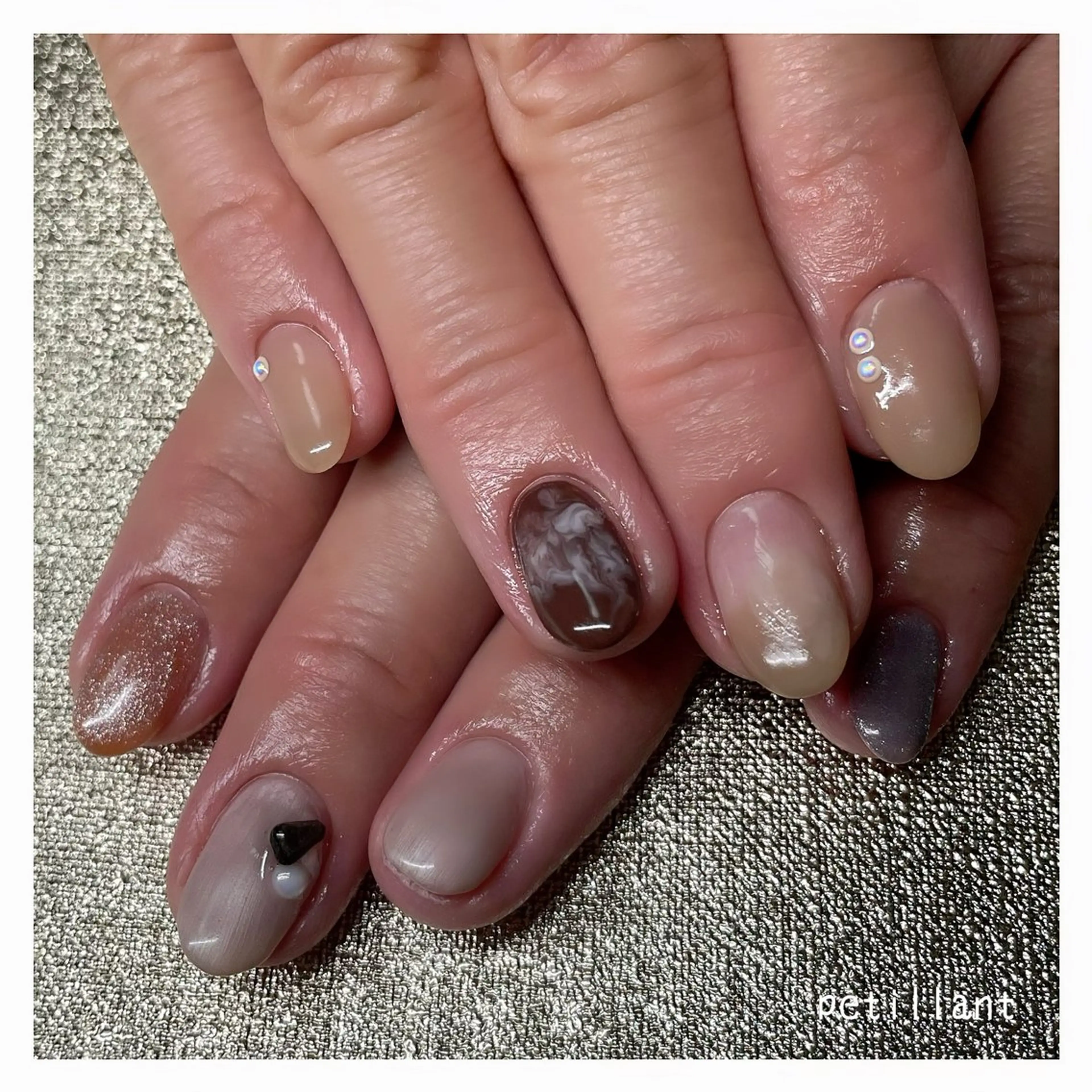 ネイル nail salon petillantのネイルデザイン