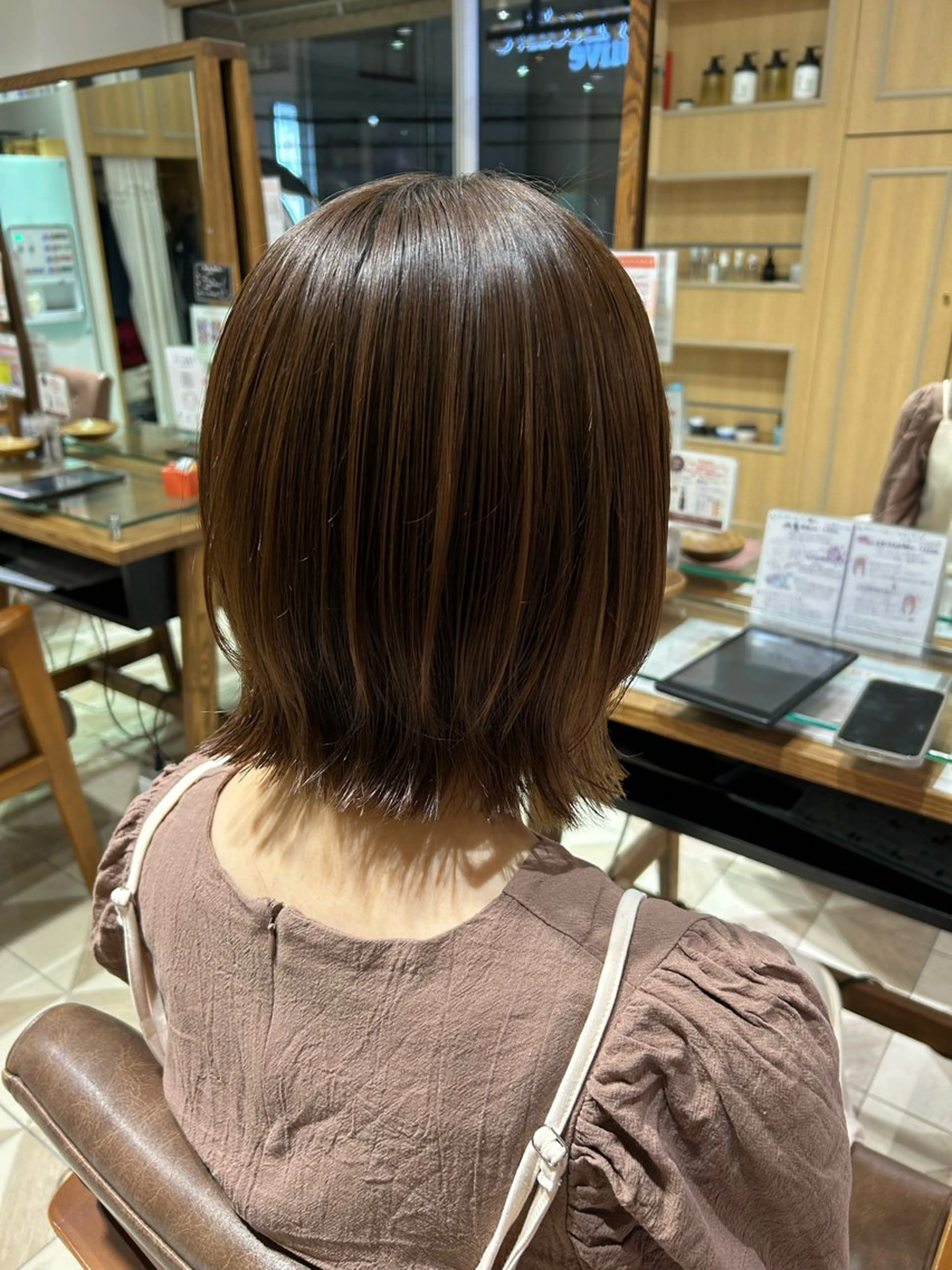 ショート カット ヘアカラー 吉水 彩乃 /ボブ/艶感カラーのヘアスタイル