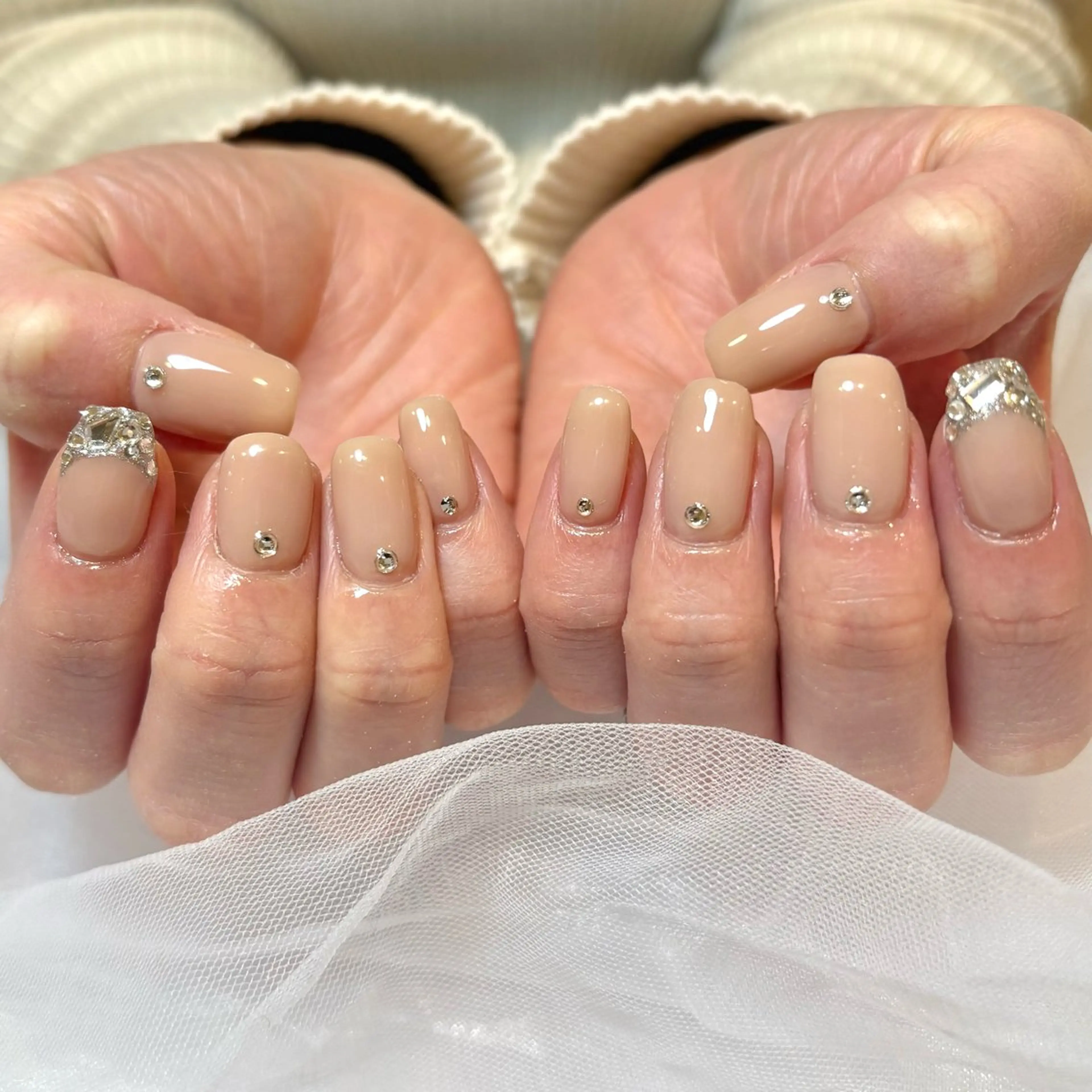 ネイル ジェルネイル ニュアンスネイル ハンドネイル eight横浜☁️ くまべのネイルデザイン