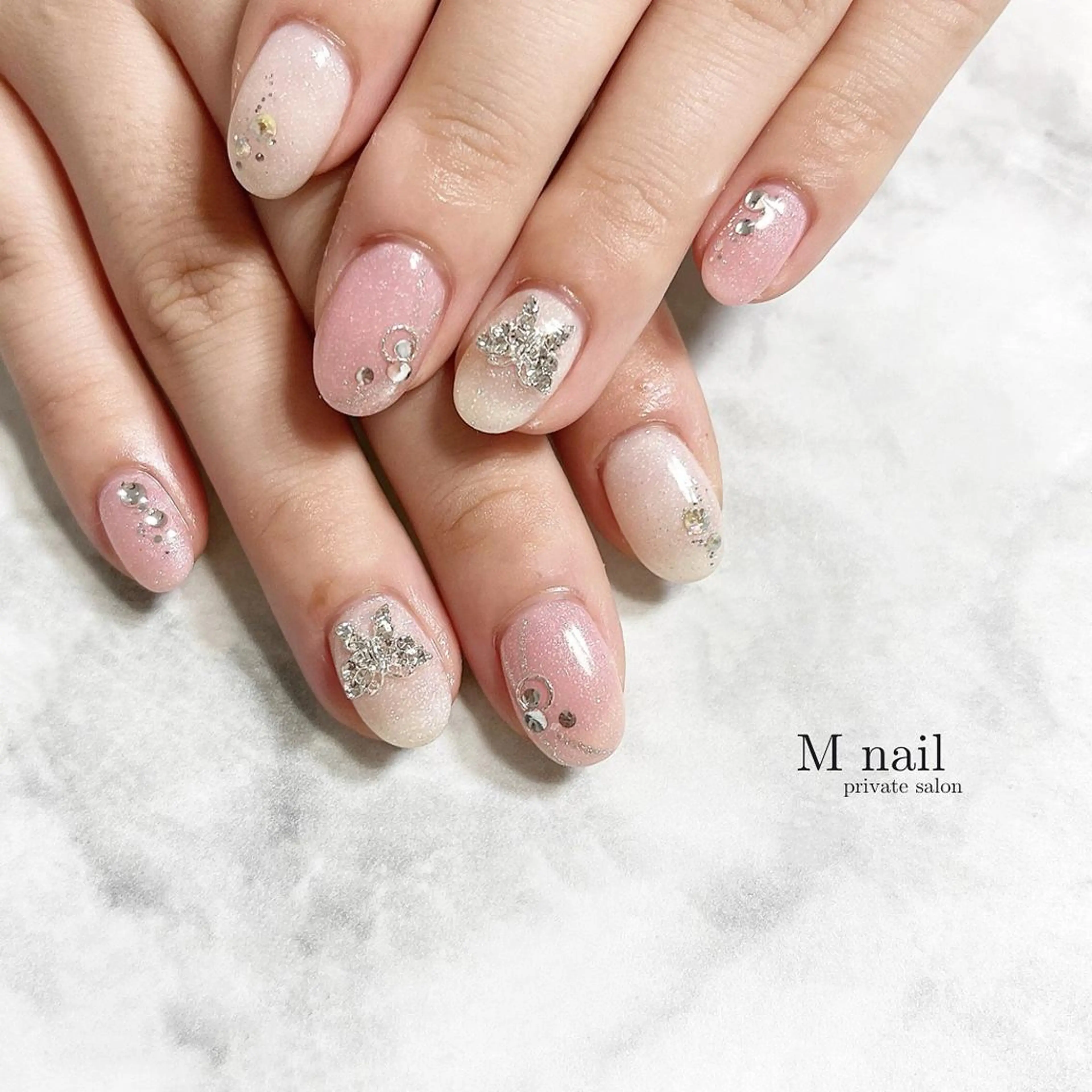 ネイル ワンホンネイル ハンドネイル M nailのネイルデザイン