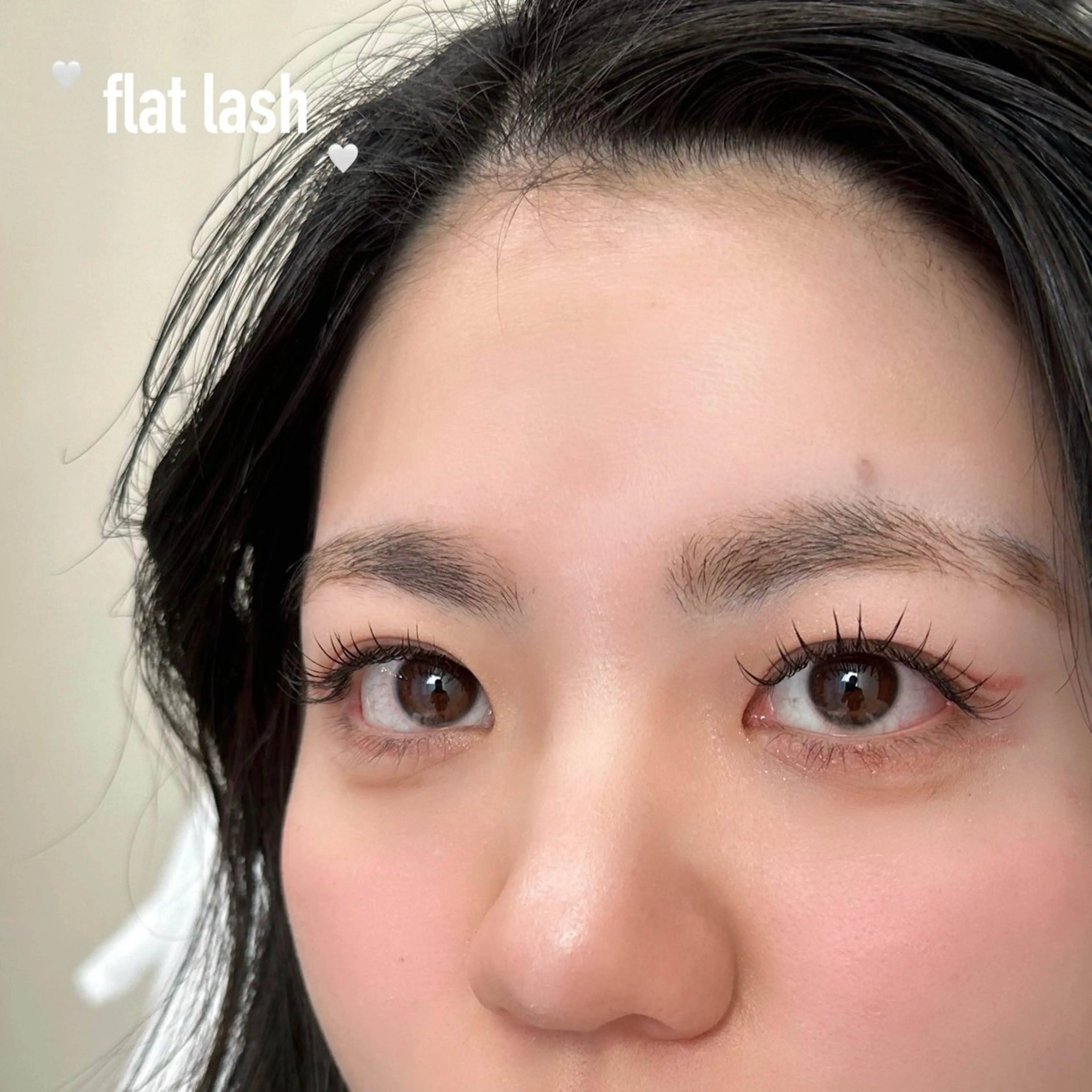 マツエク・マツパ Cカール フラットラッシュ 《nowa》 mai まつげ/眉毛のマツエク・マツパデザイン
