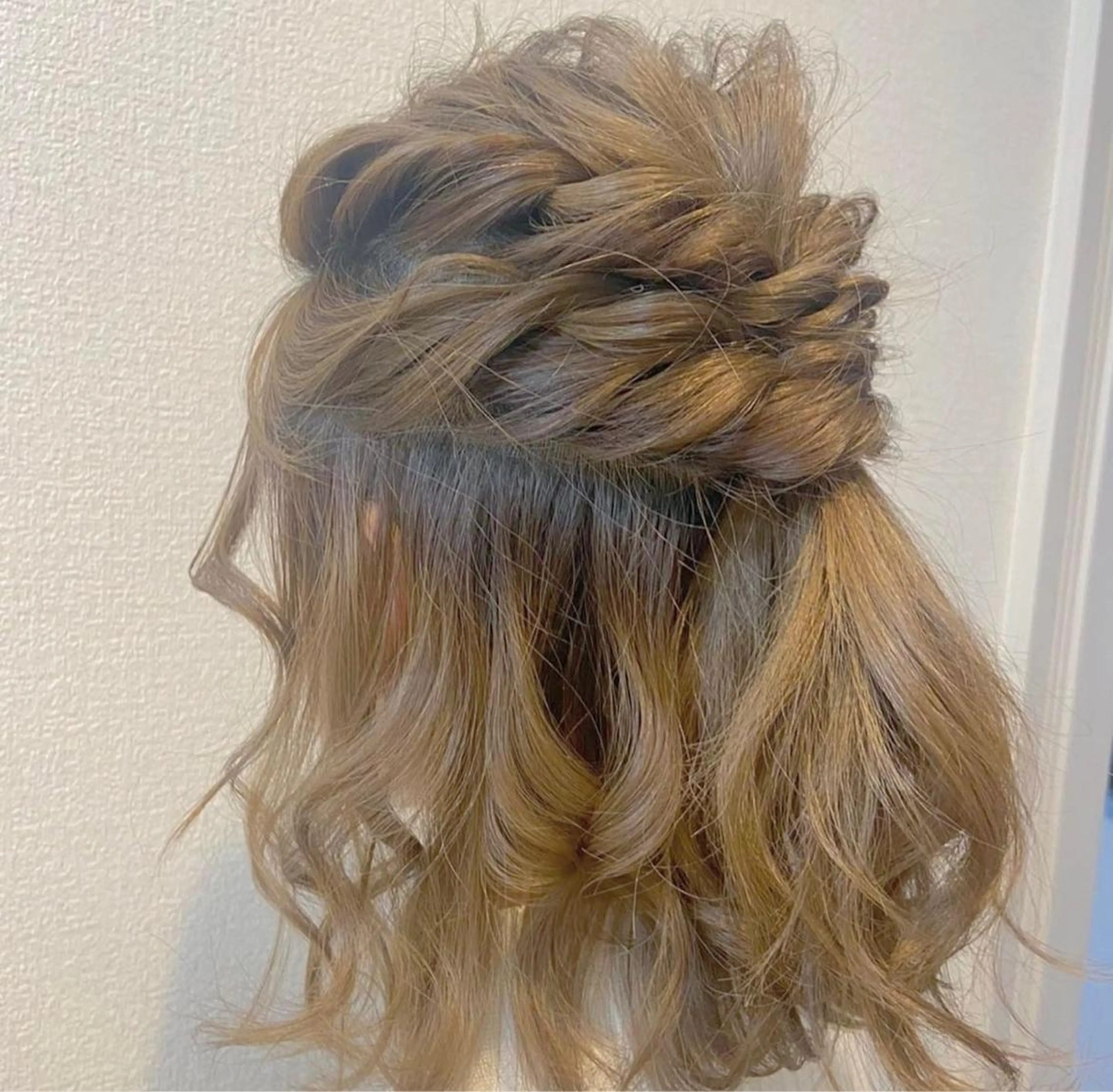 ミディアム ヘアセット 髪質改善/レイヤー 暖色/shiinaのヘアスタイル