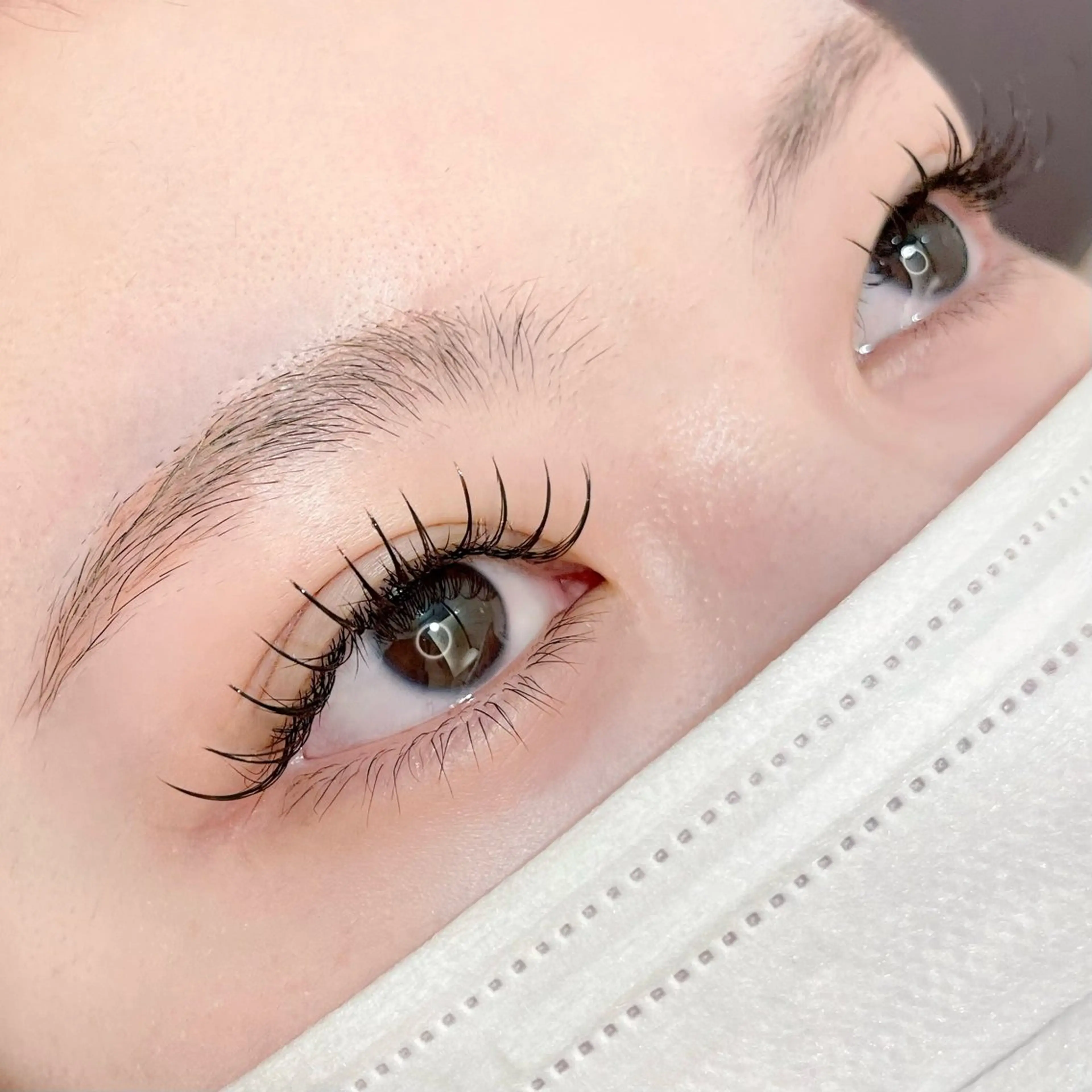 マツエク・マツパ バインドロック 束感まつ毛 フラットラッシュ 韓国風マツエク ボリュームラッシュ マツエク NIKA  黒川店 久世の眉毛・アイブロウイメージ