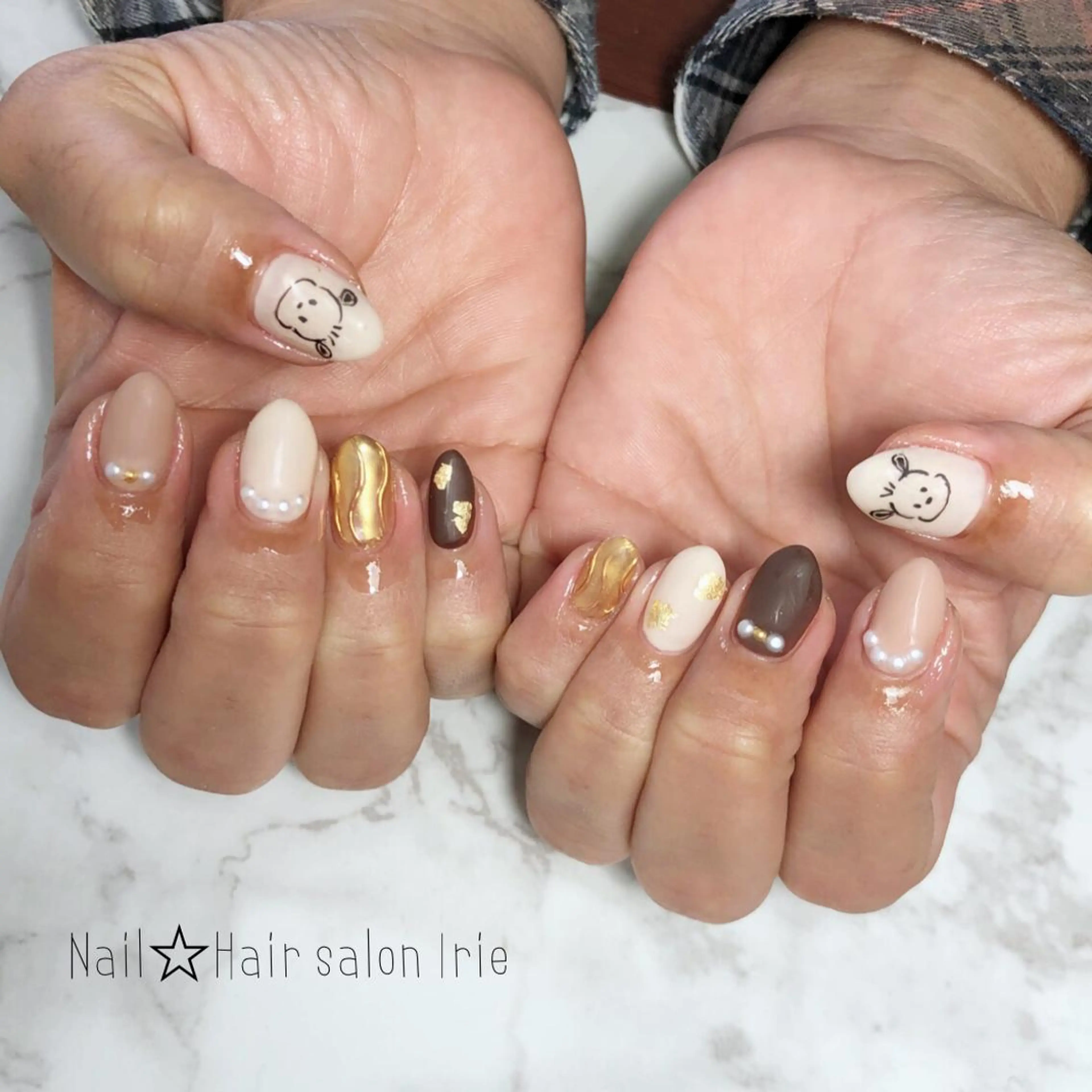 ネイル Hair salon Irie所属・與儀 知佳のネイルデザイン