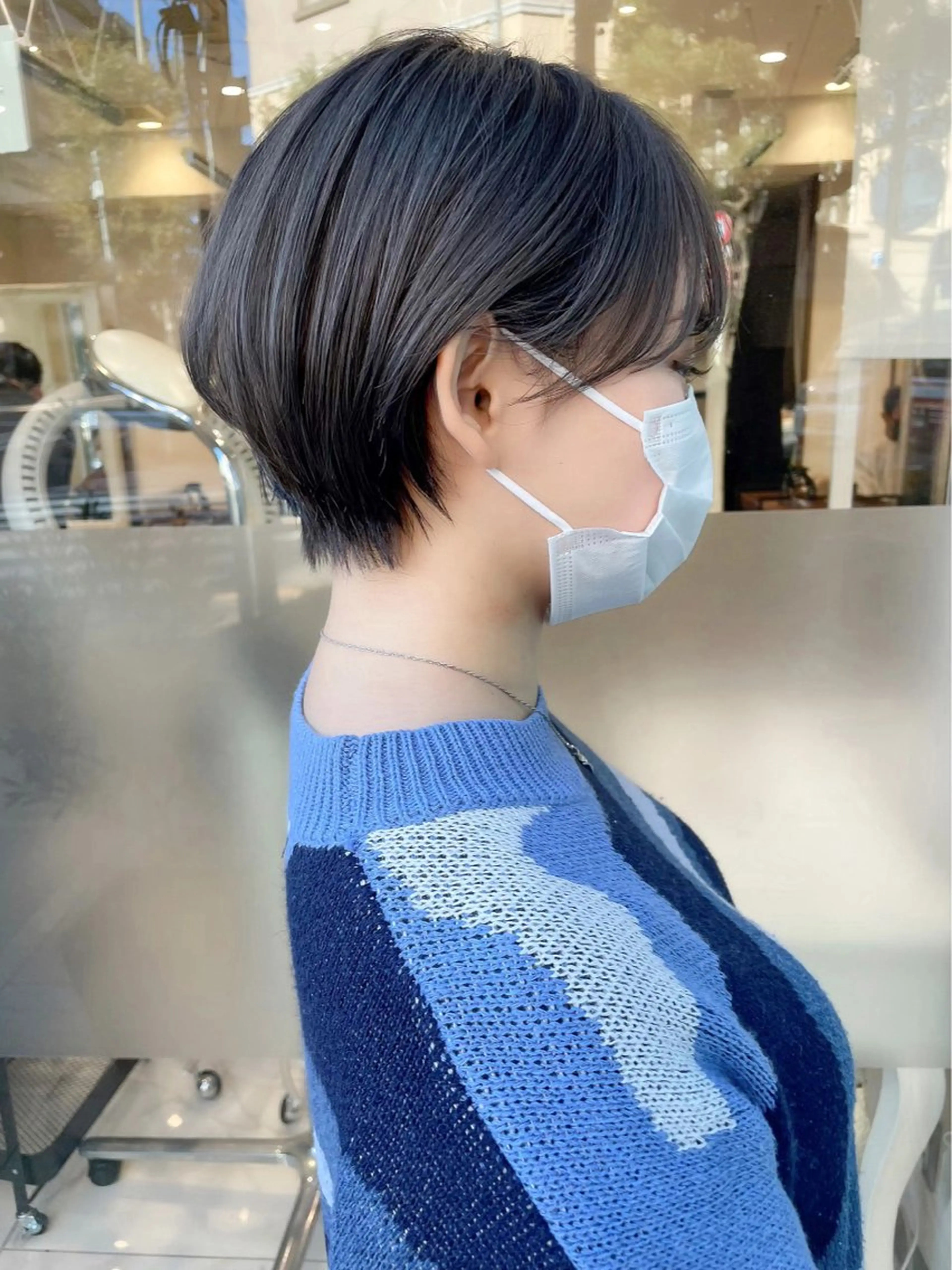 ショート 三鷹で1番ショート ボブをカットする新谷のヘアスタイル