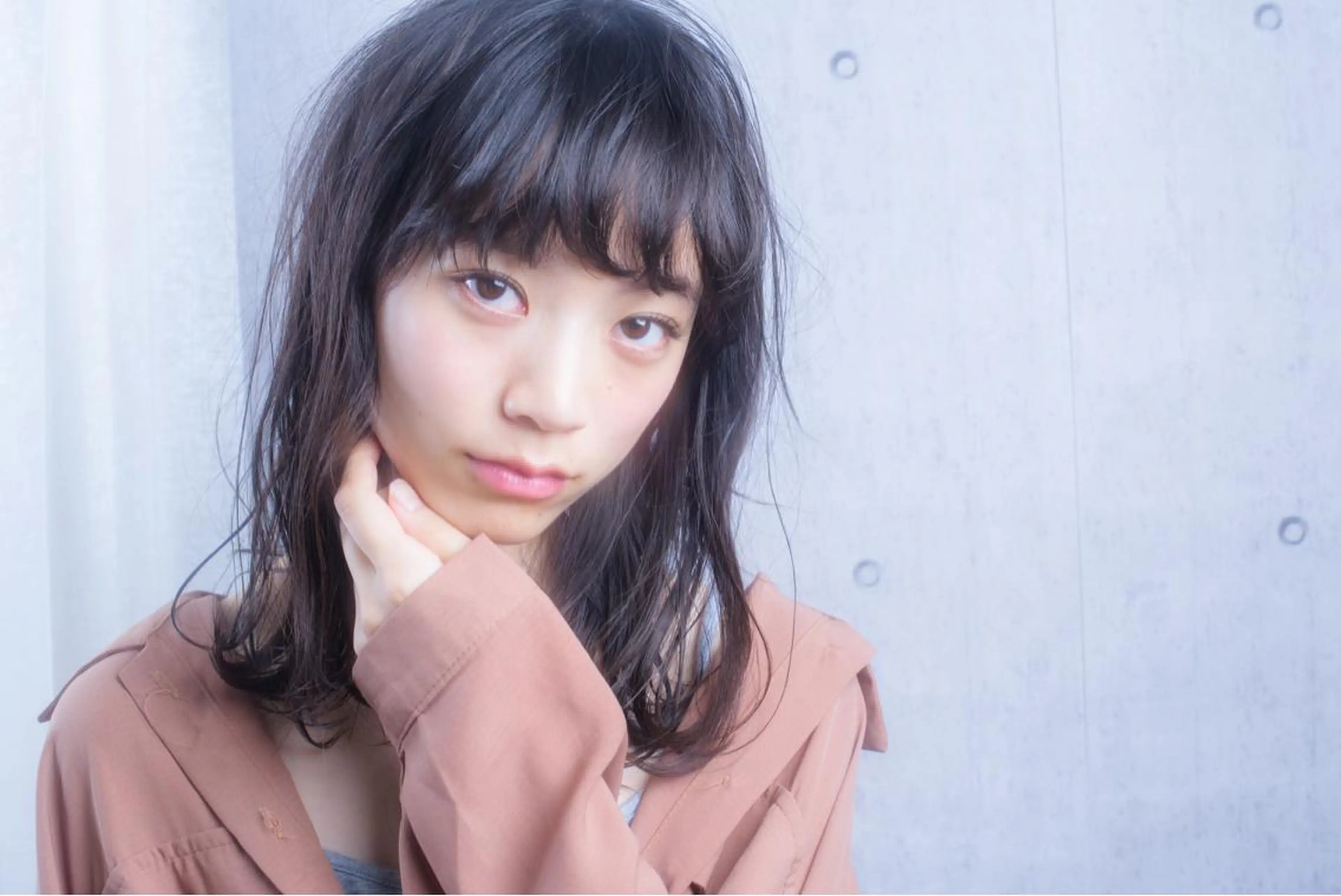 ミディアム カラー パーマ ヘアアレンジ 【白髪ぼかし 専門GBG】自由が丘のヘアスタイル