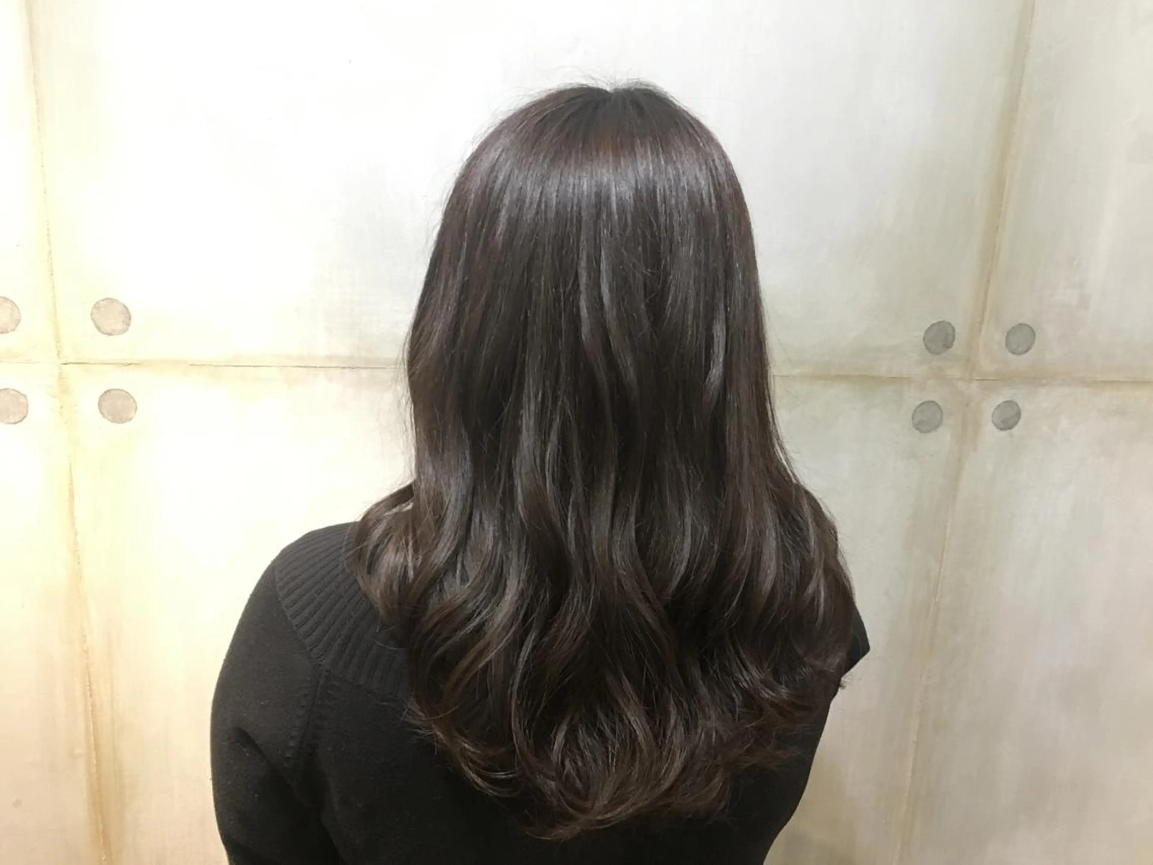 セミロング カラー 透明感カラー グレージュ モテ髪🎀aoi/ ヘアメ/カラー/池袋のヘアスタイル