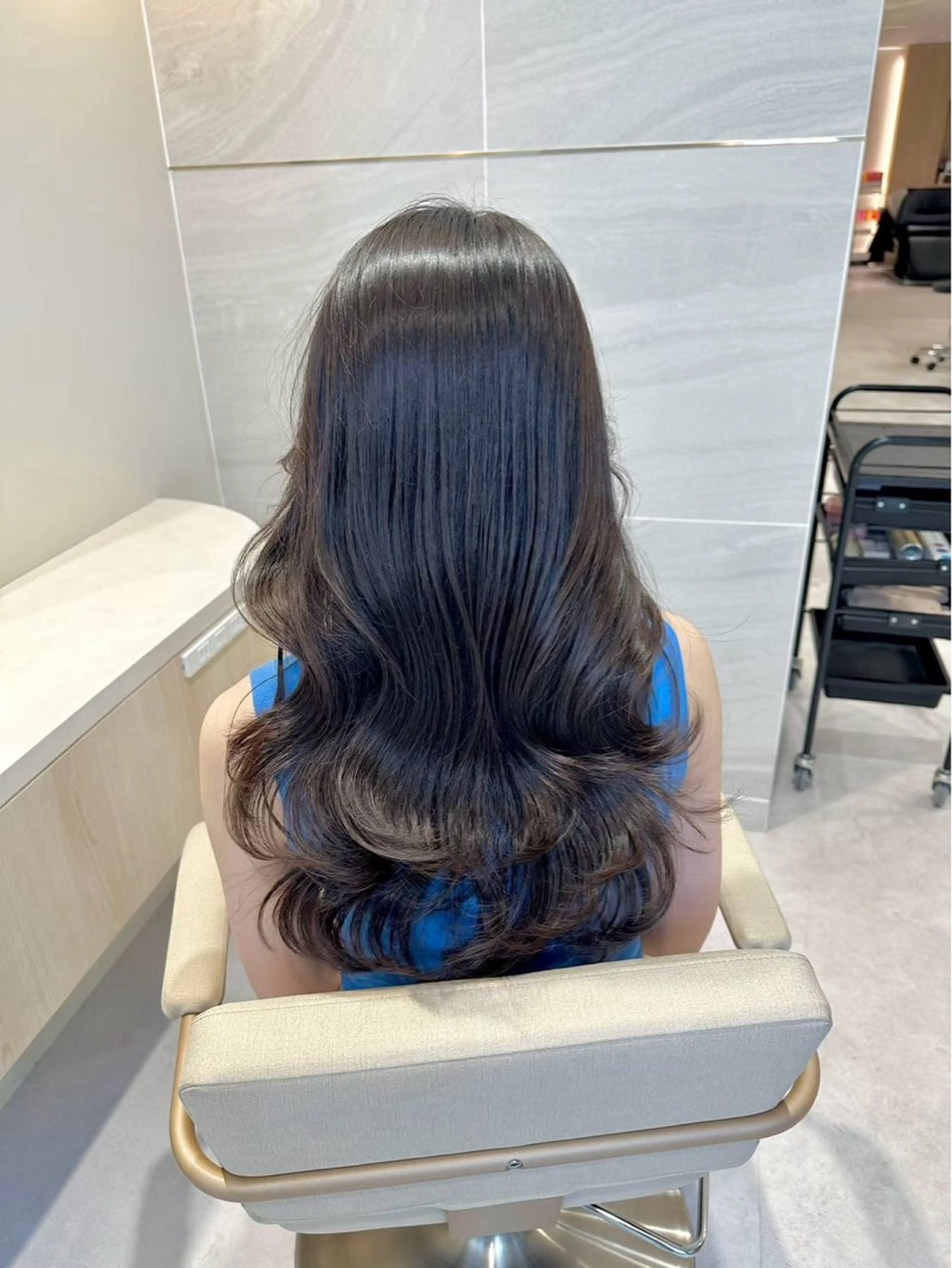 セミロング カット ヘアカラー 1日1名様限定 予約可能のヘアスタイル