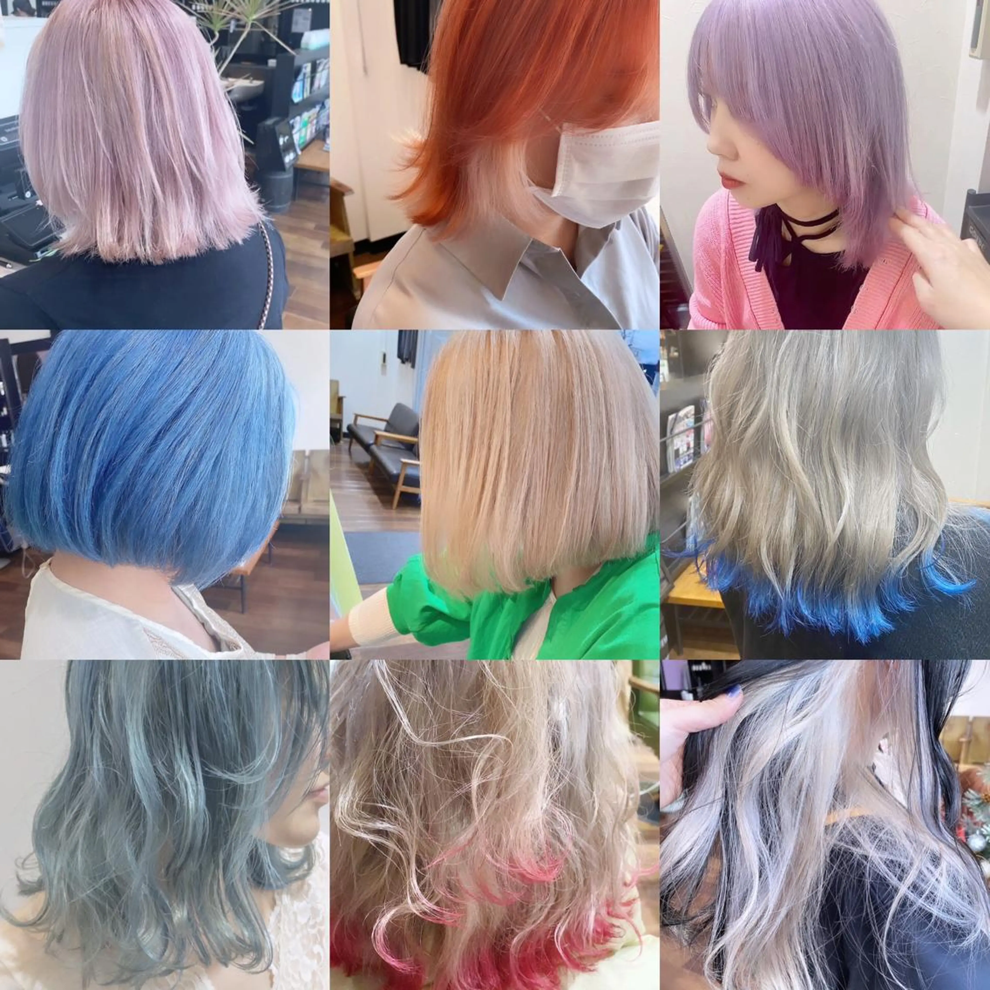 ミディアム ヘアカラー 🦋透明感カラー🦋 CHIHARUのヘアスタイル