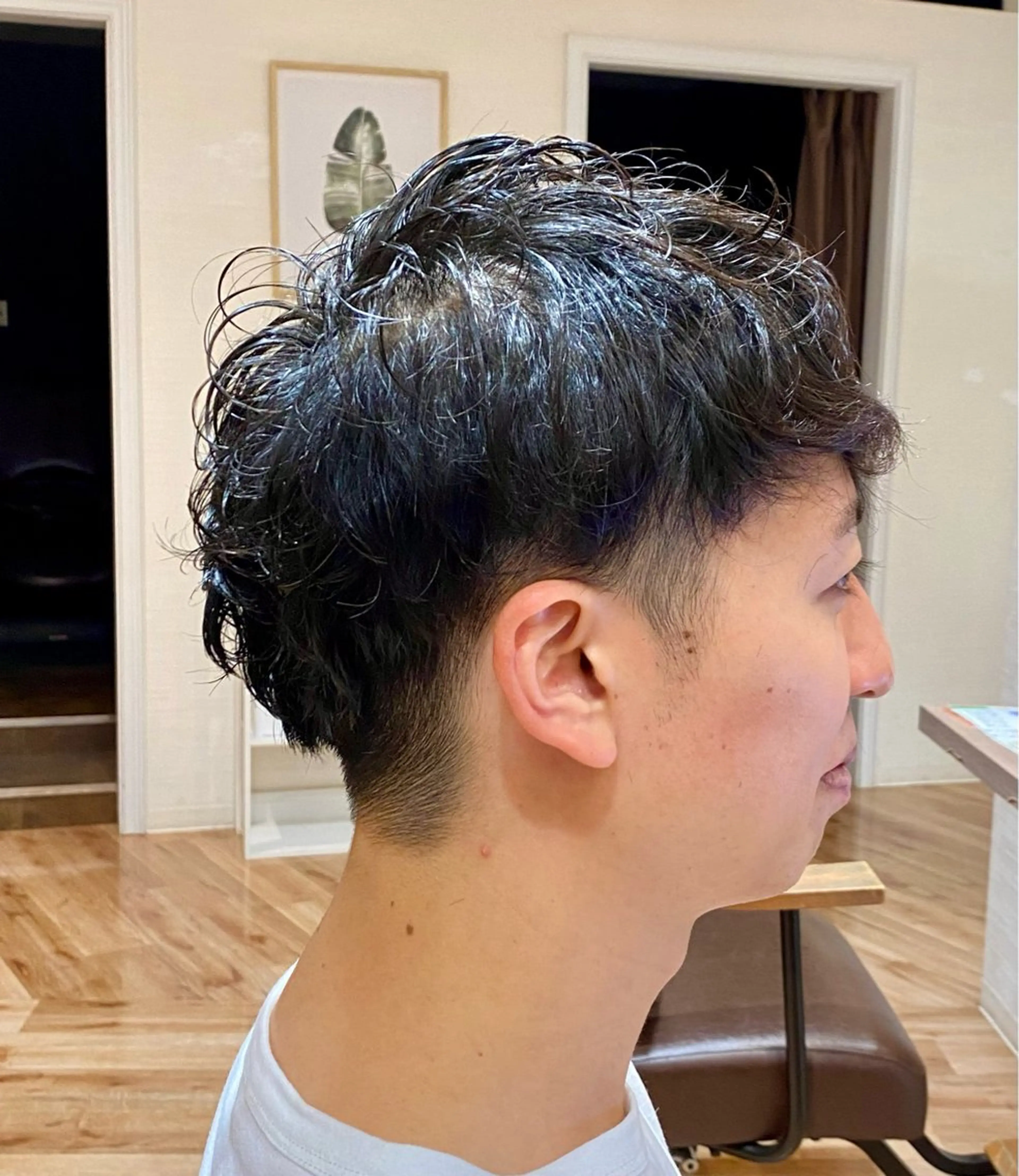 パーマ メンズ カット パーマ イシカワ ユウタのヘアスタイル