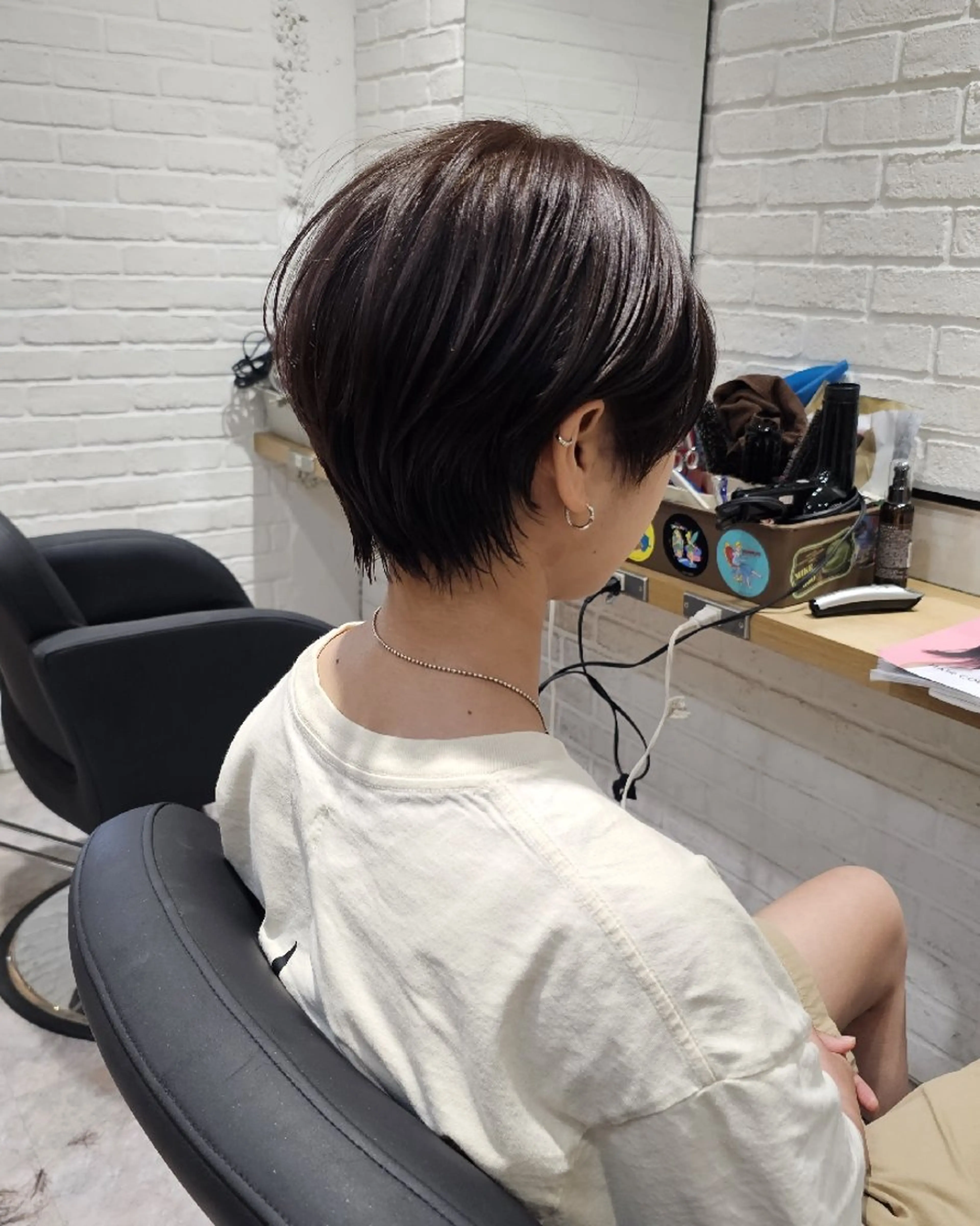 ショート カット ヘアカラー トリートメント Ayu🐾縮毛矯正/ ブリーチ無しカラーのヘアスタイル