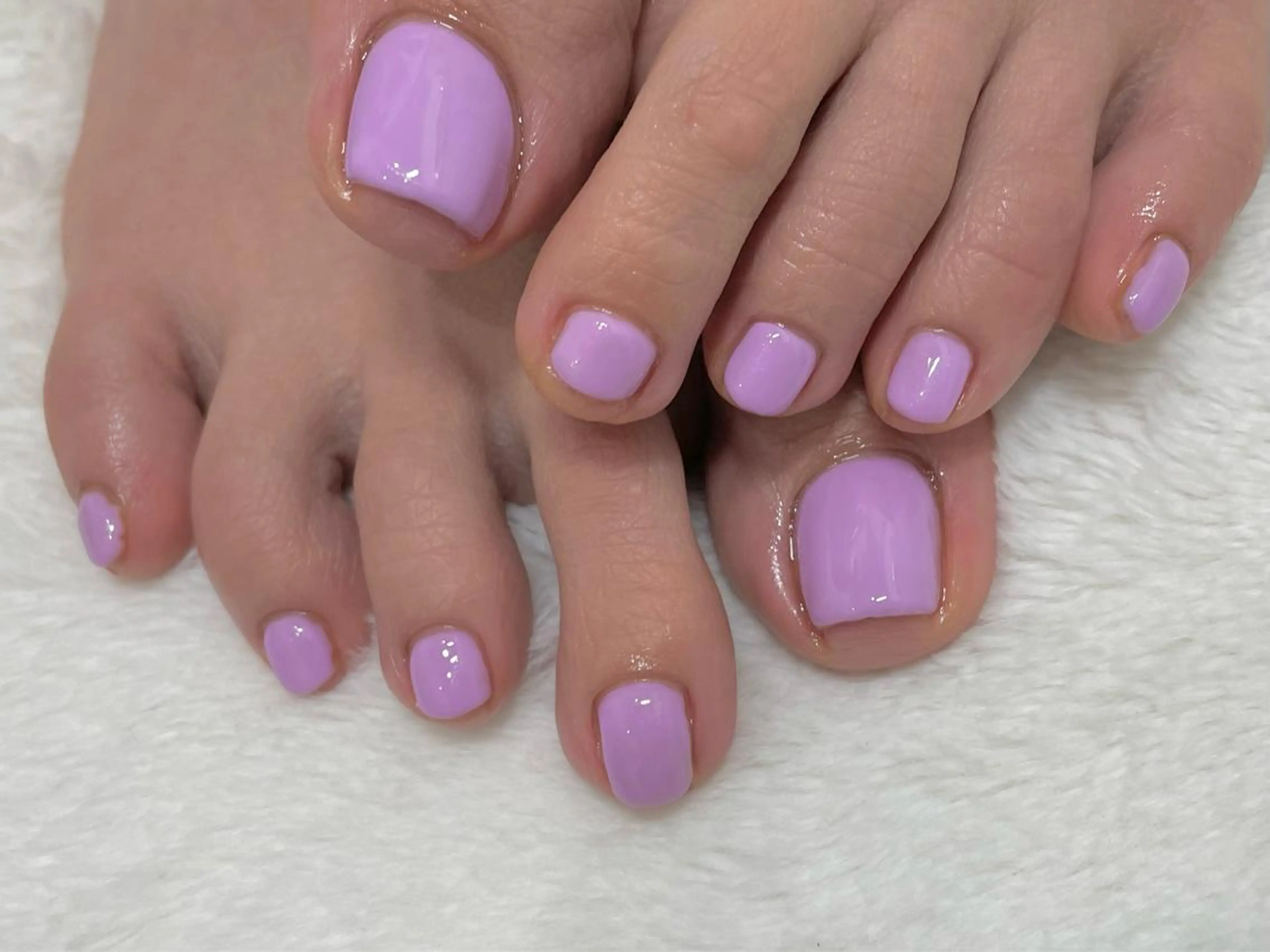 ネイル フットネイル ワンカラーネイル フットネイル riri-nail Rie Endoのネイルデザイン