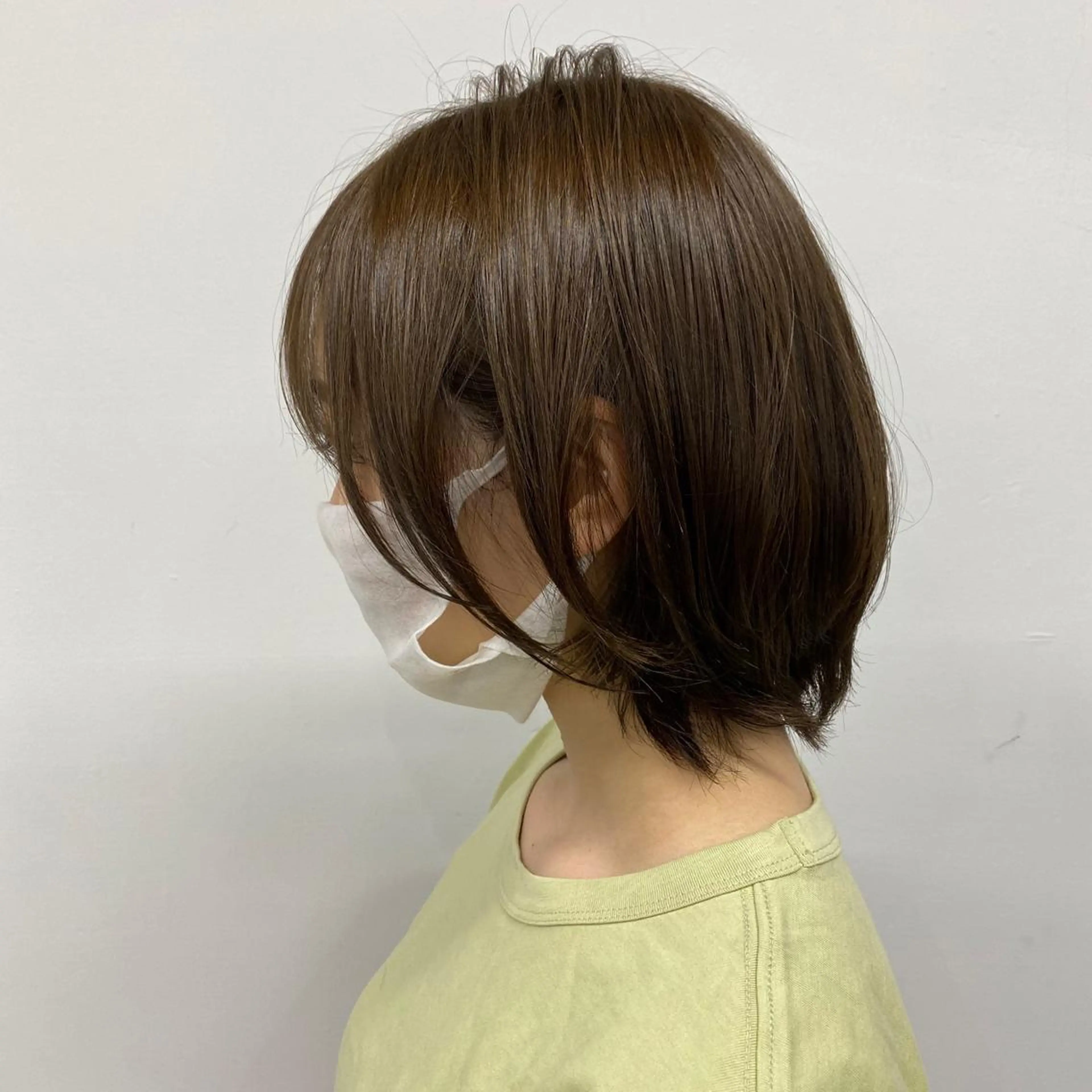 ショート 韓国風ベージュ🤎 赤みなし🌿横浜🤎のヘアスタイル