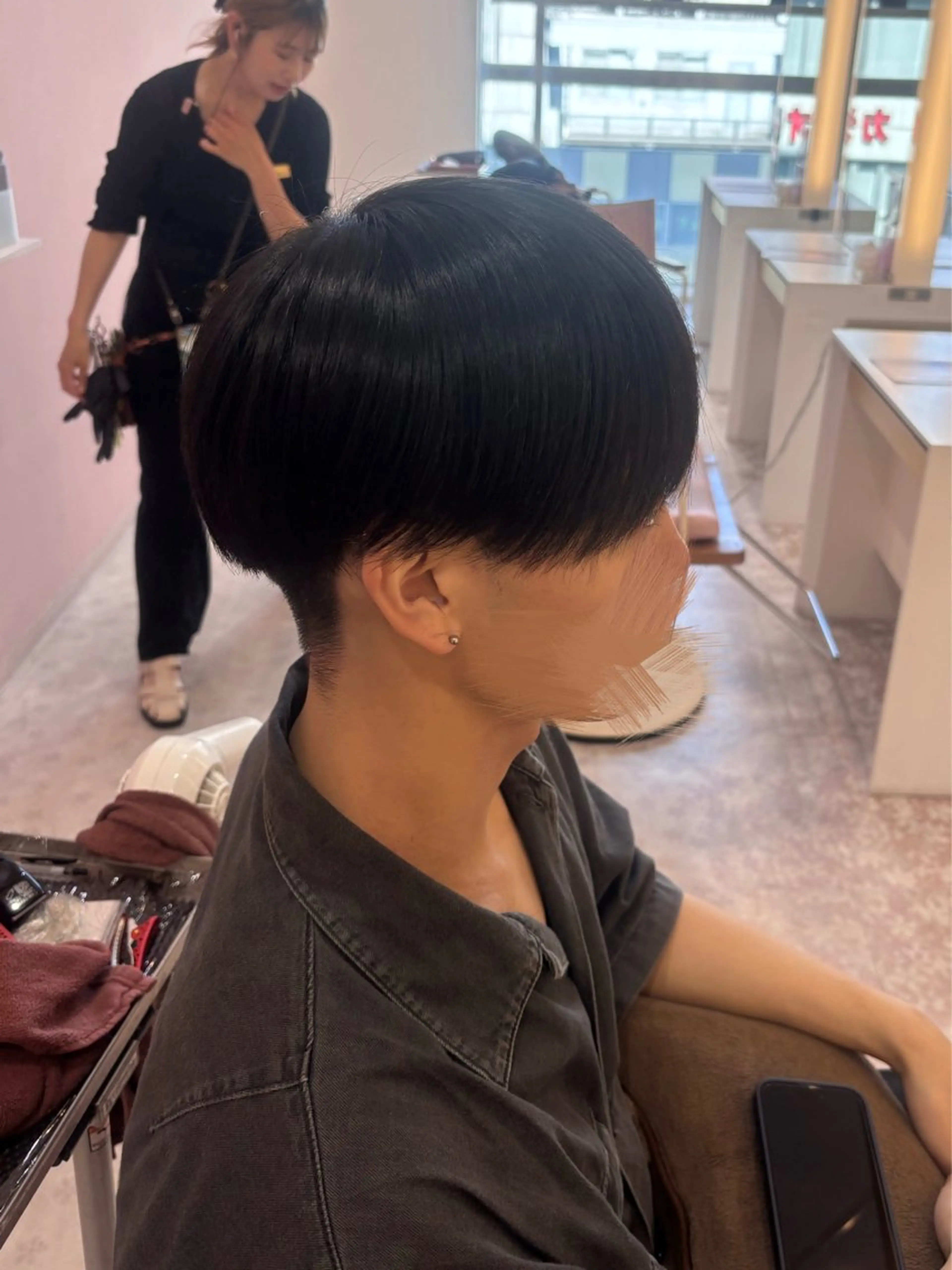 メンズ 韓国ヘア／カラー ／女性モデル募集中のヘアスタイル