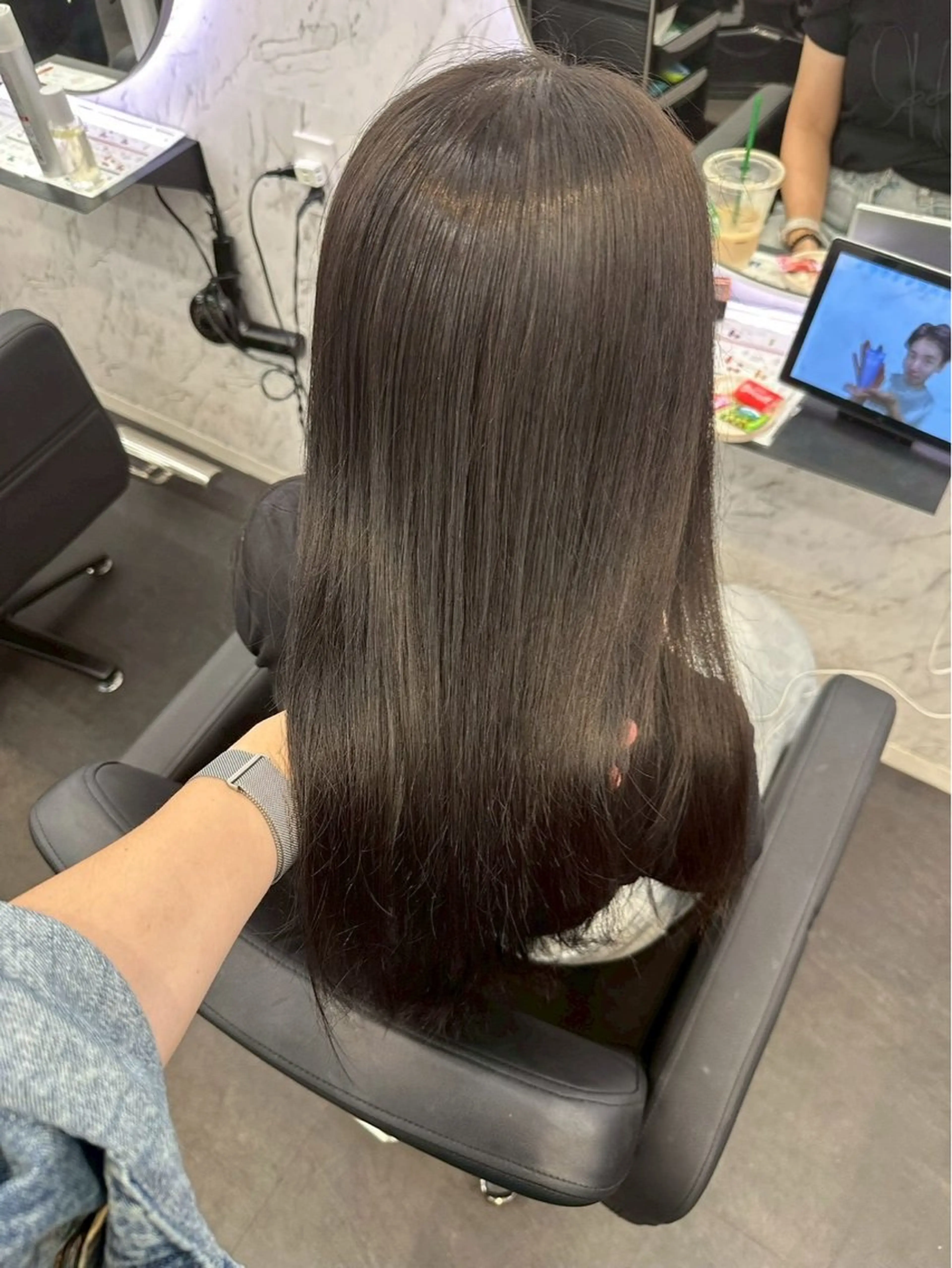 カラー hair salon dot.mooda所属・레온⋆✦ Leon 透明感✨️Colorのヘアスタイル