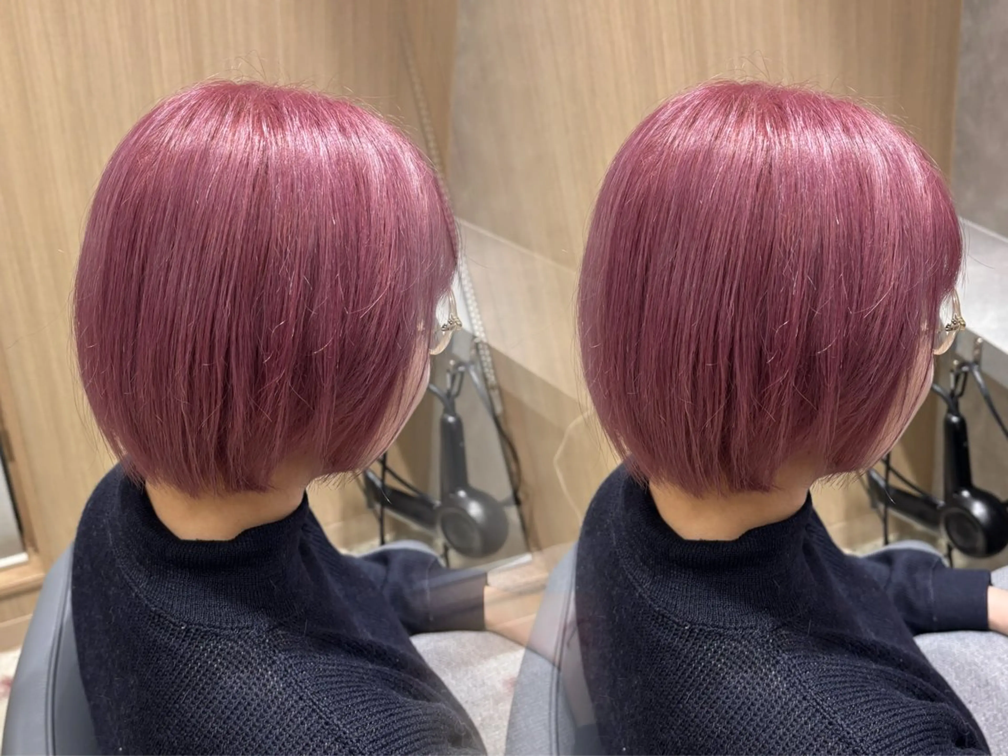 ショート カラー ブリーチ カット ヘアカラー トリートメント 新宿♥ハッシュカット 暖色カラー♥Unaのヘアスタイル