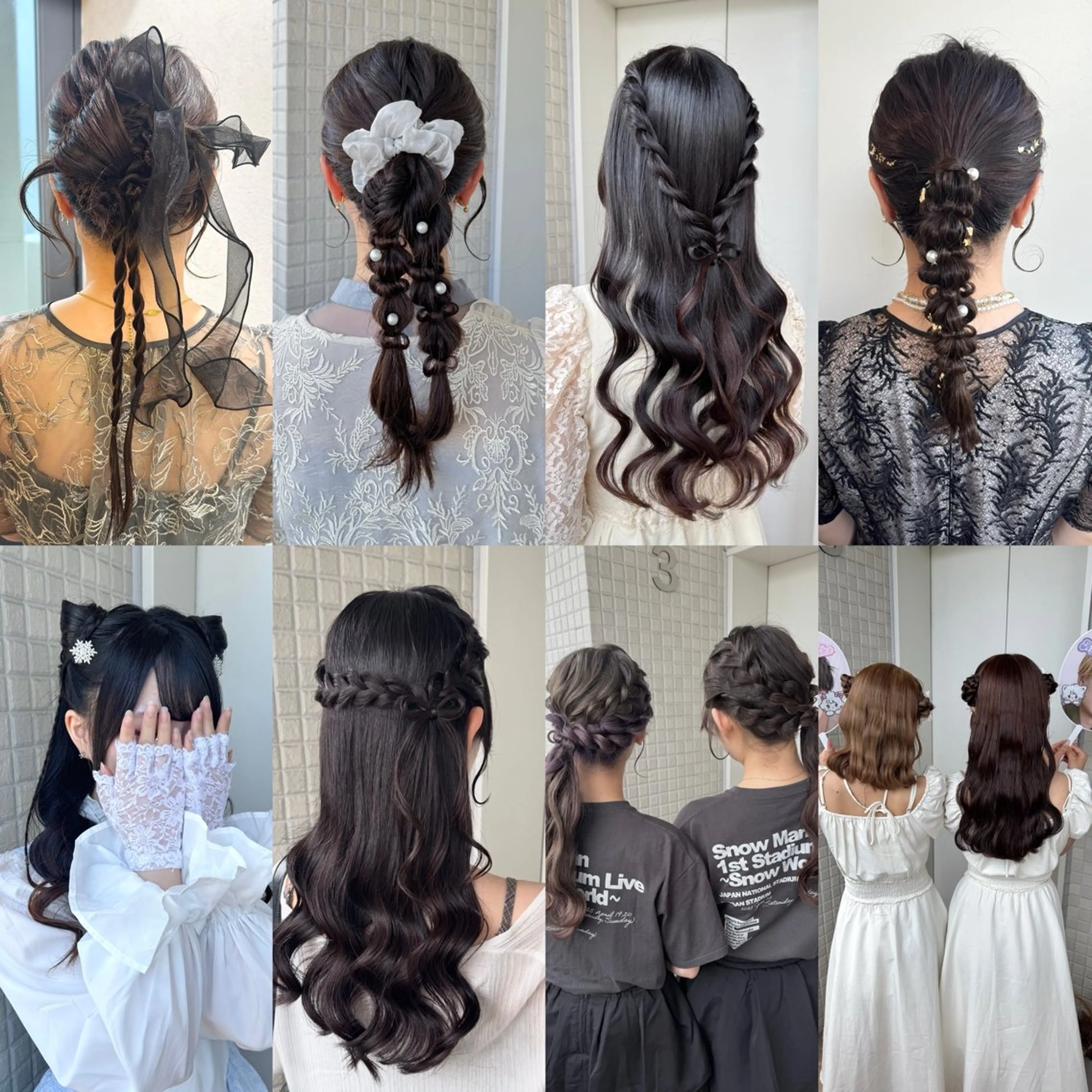 ヘアアレンジ 美髪縮毛矯正/暖色 カラー/ヘアメのヘアスタイル