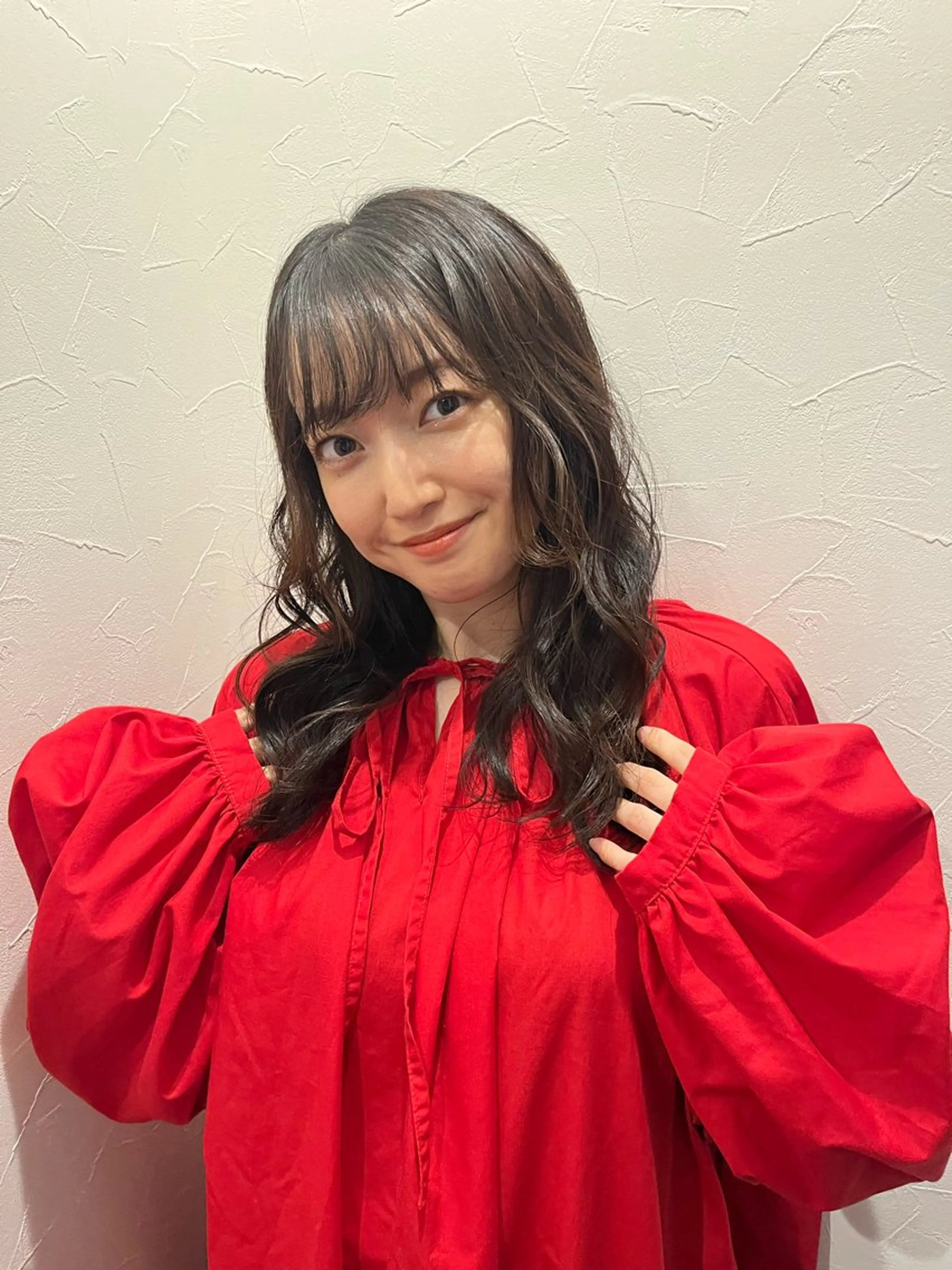 セミロング カラー 柔らかい艶暖色 レイヤー🫧姫汝のヘアスタイル