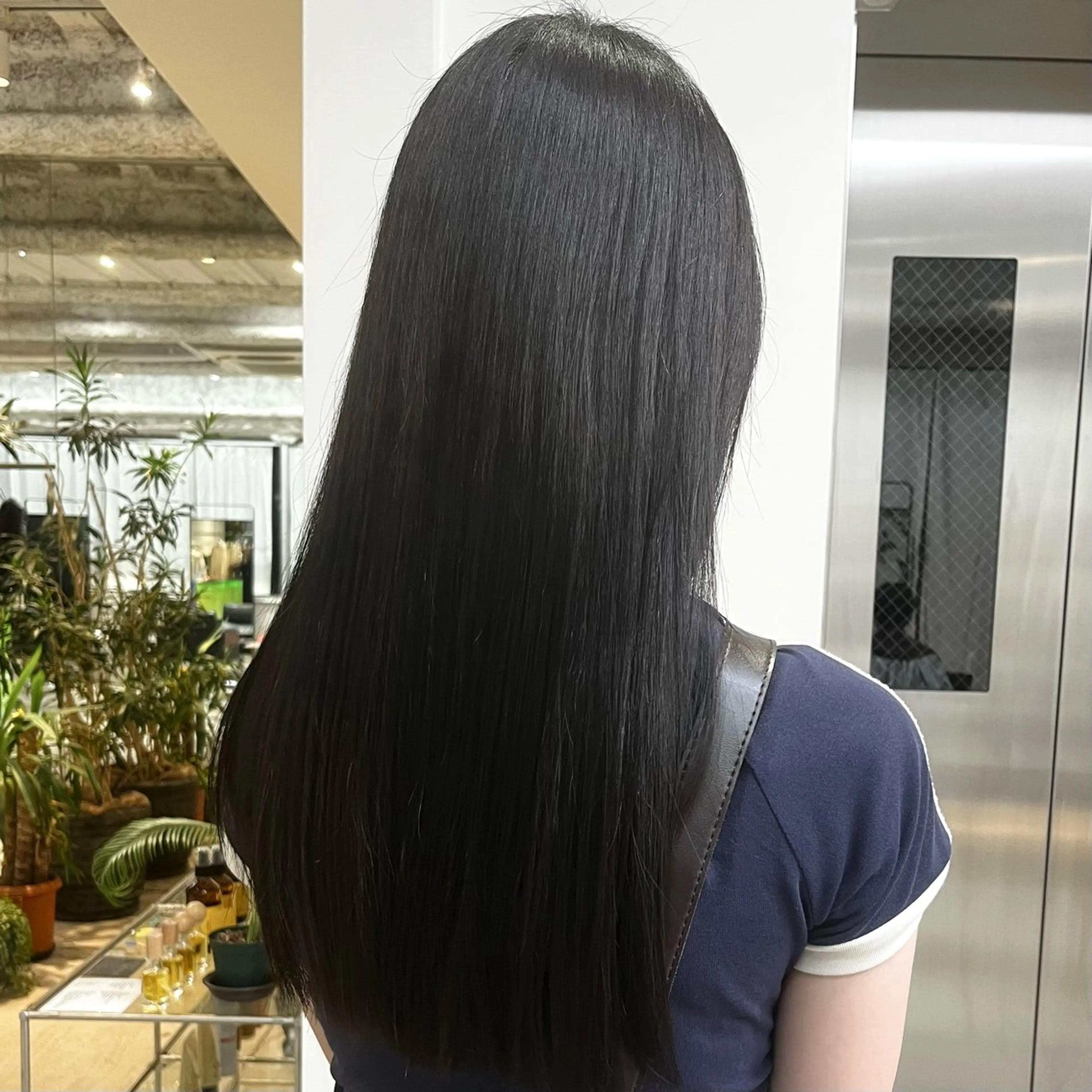 ロング 縮毛矯正 宇佐美佳/美髪 ストレート/縮毛矯正のヘアスタイル