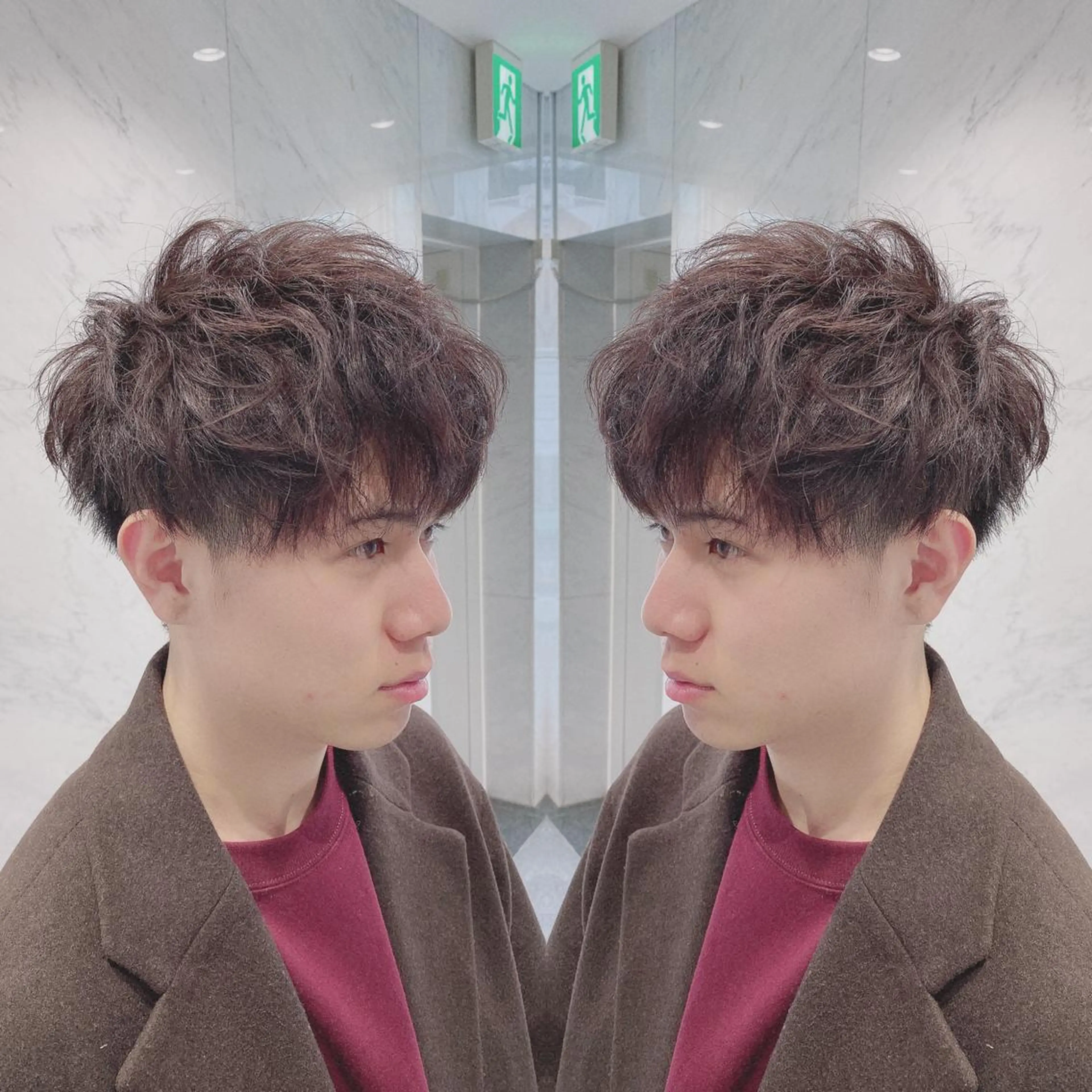 ショート カラー メンズ カット ヘアカラー 重政 和樹のヘアスタイル