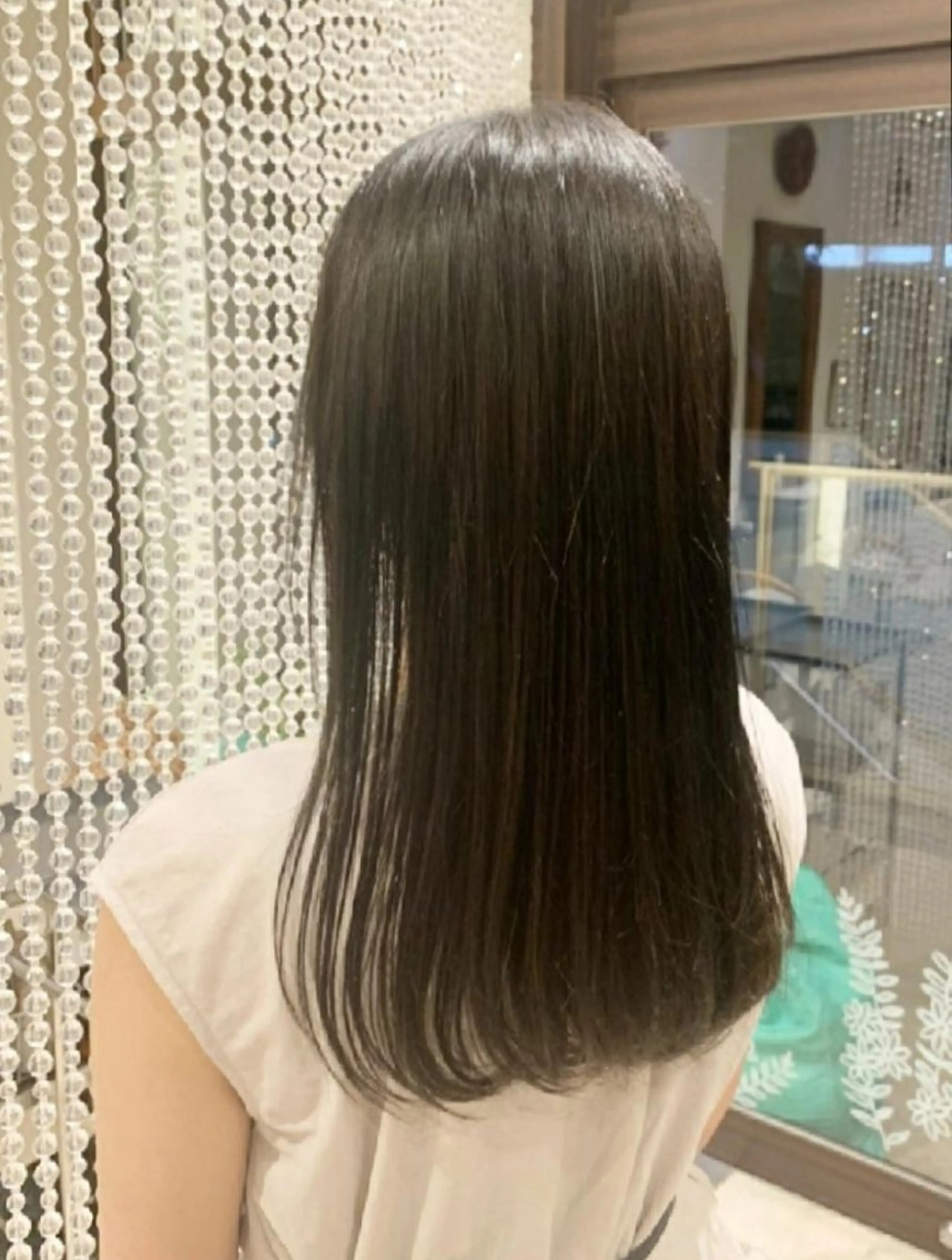 ロング パーマ 縮毛矯正 縮毛矯正 【縮毛矯正/髪質改善 カラー】yumiのヘアスタイル