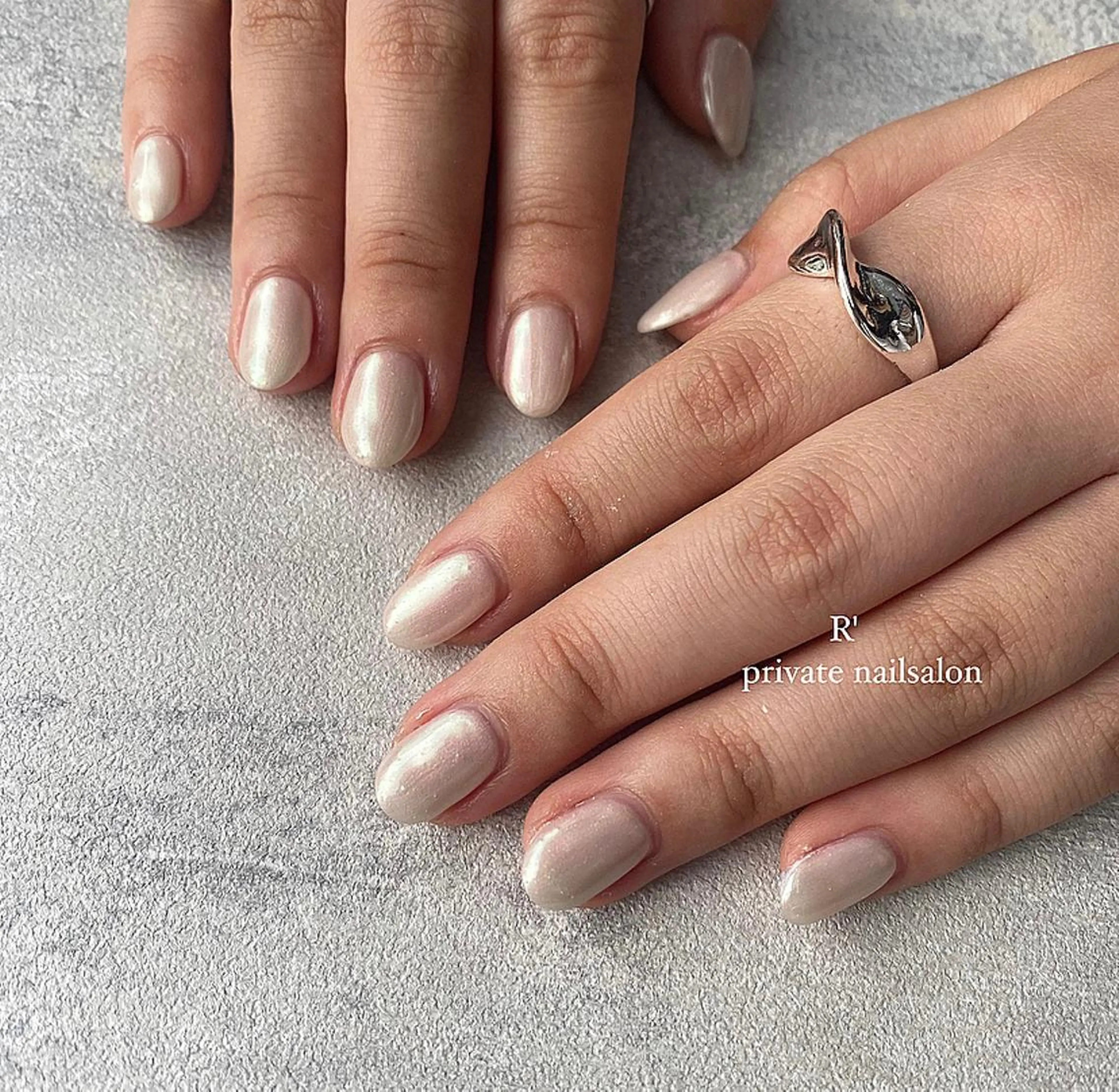 ネイル オーロラネイル Bersinar nail所属・Bersinar nail(rina)のネイルデザイン