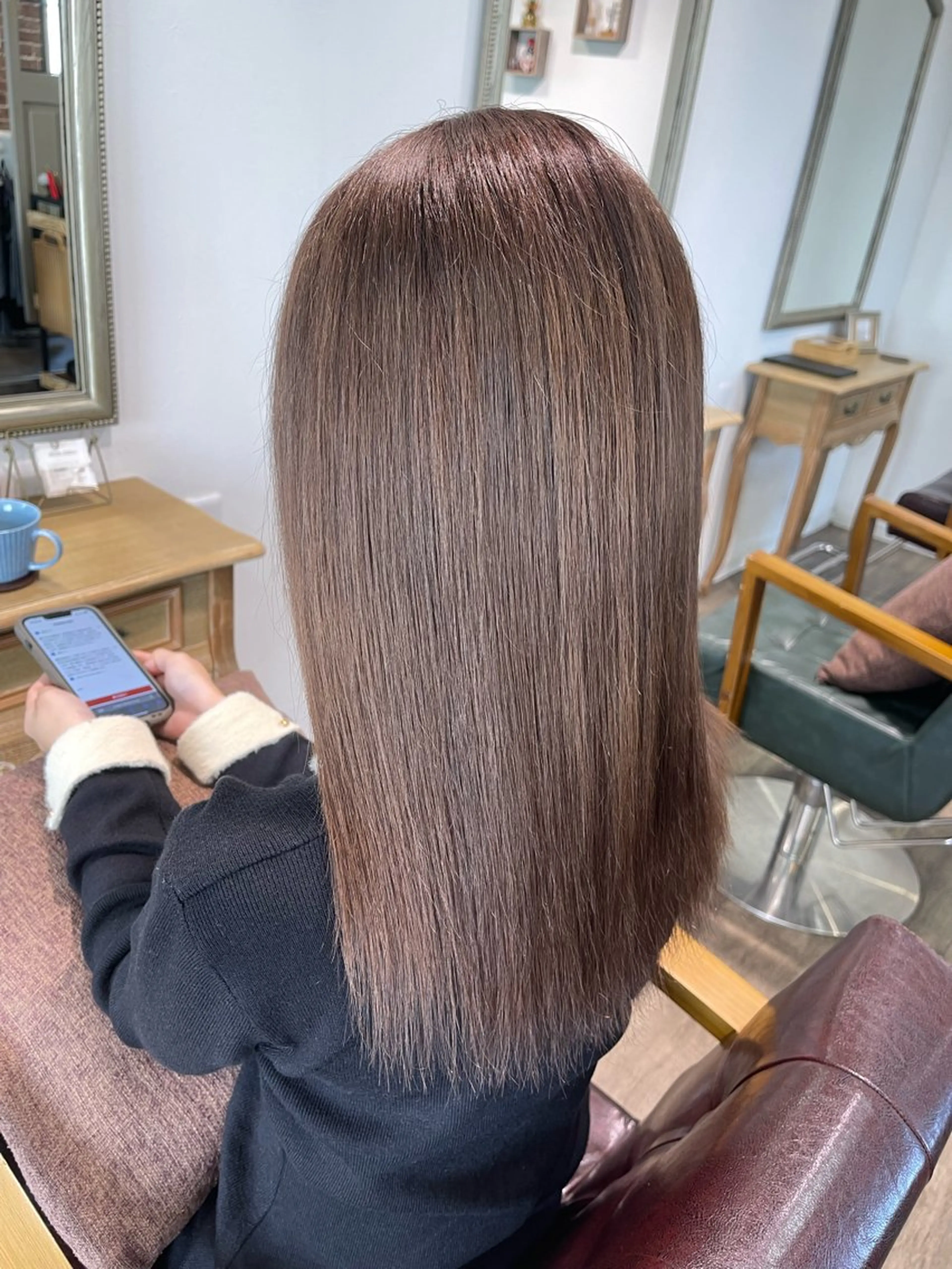 ロング カラー カット ヘアカラー Felice Erikaのヘアスタイル