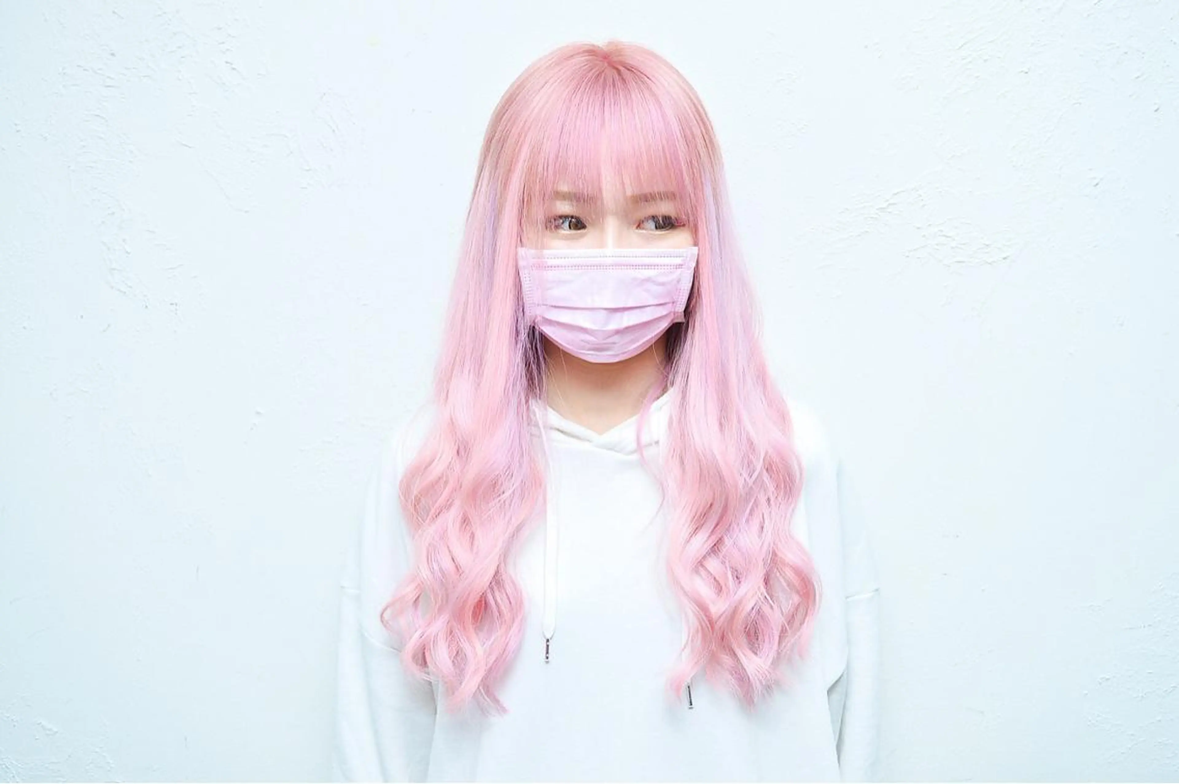 ロング カラー シールエクステ ピンクカラー パープルカラー エクステ ヘアカラー トリートメント エクステ エクステリピート率 No.1 菊池　悠介のヘアスタイル