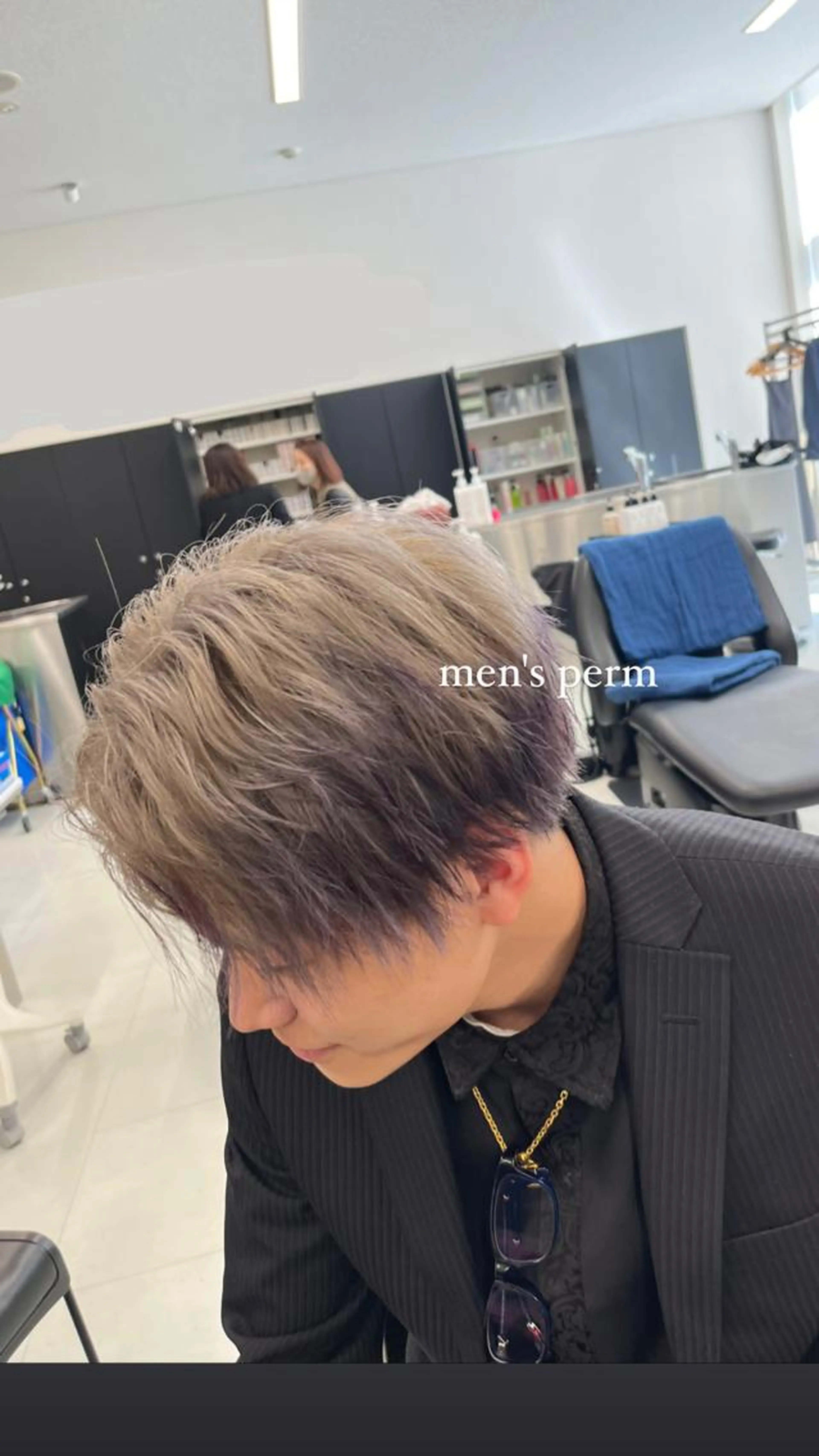 ☁️限定価格☁️メンズパーマ🐼🧪＋カットの写真