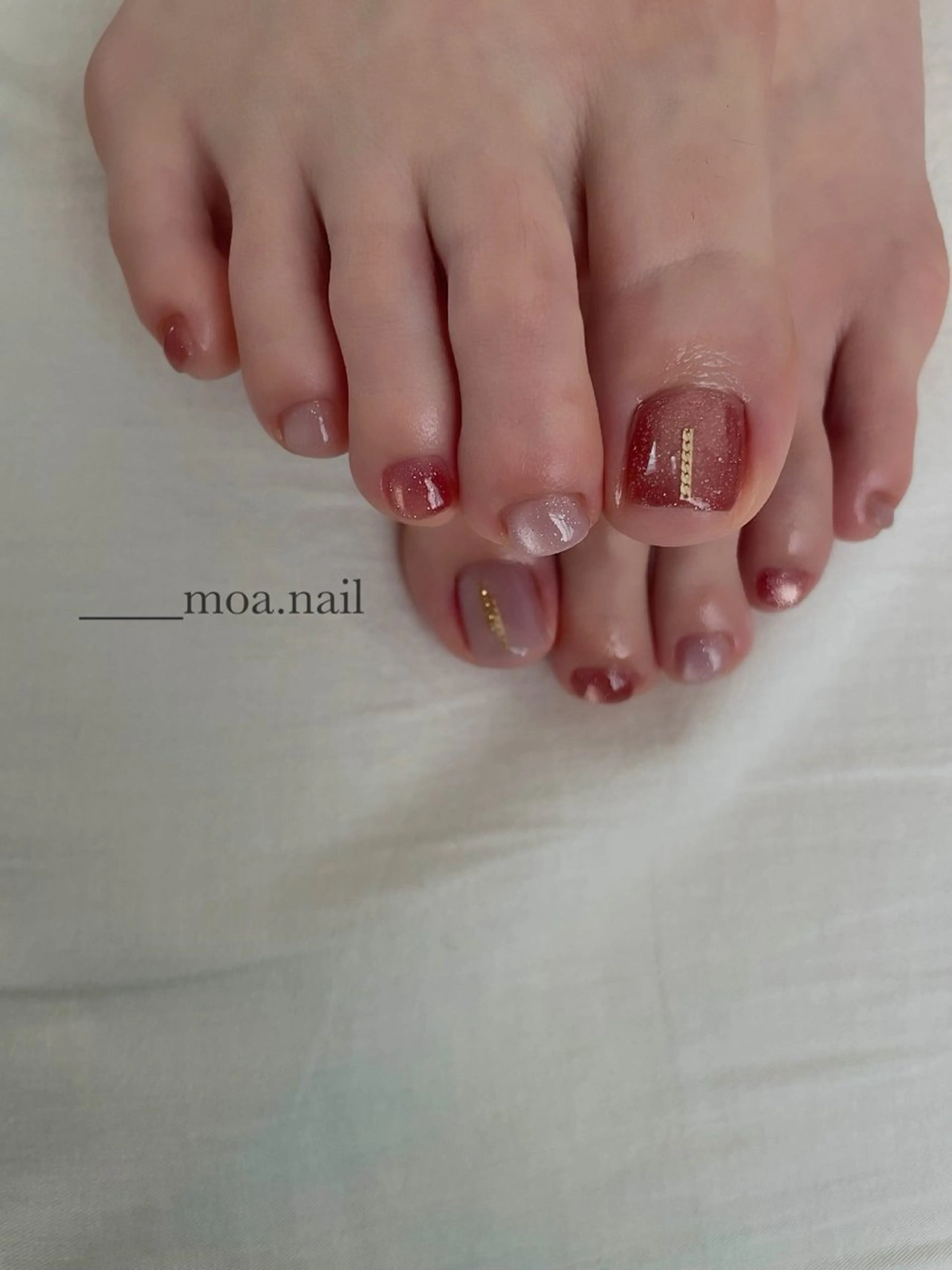 ネイル フットネイル moa.nail risaのネイルデザイン