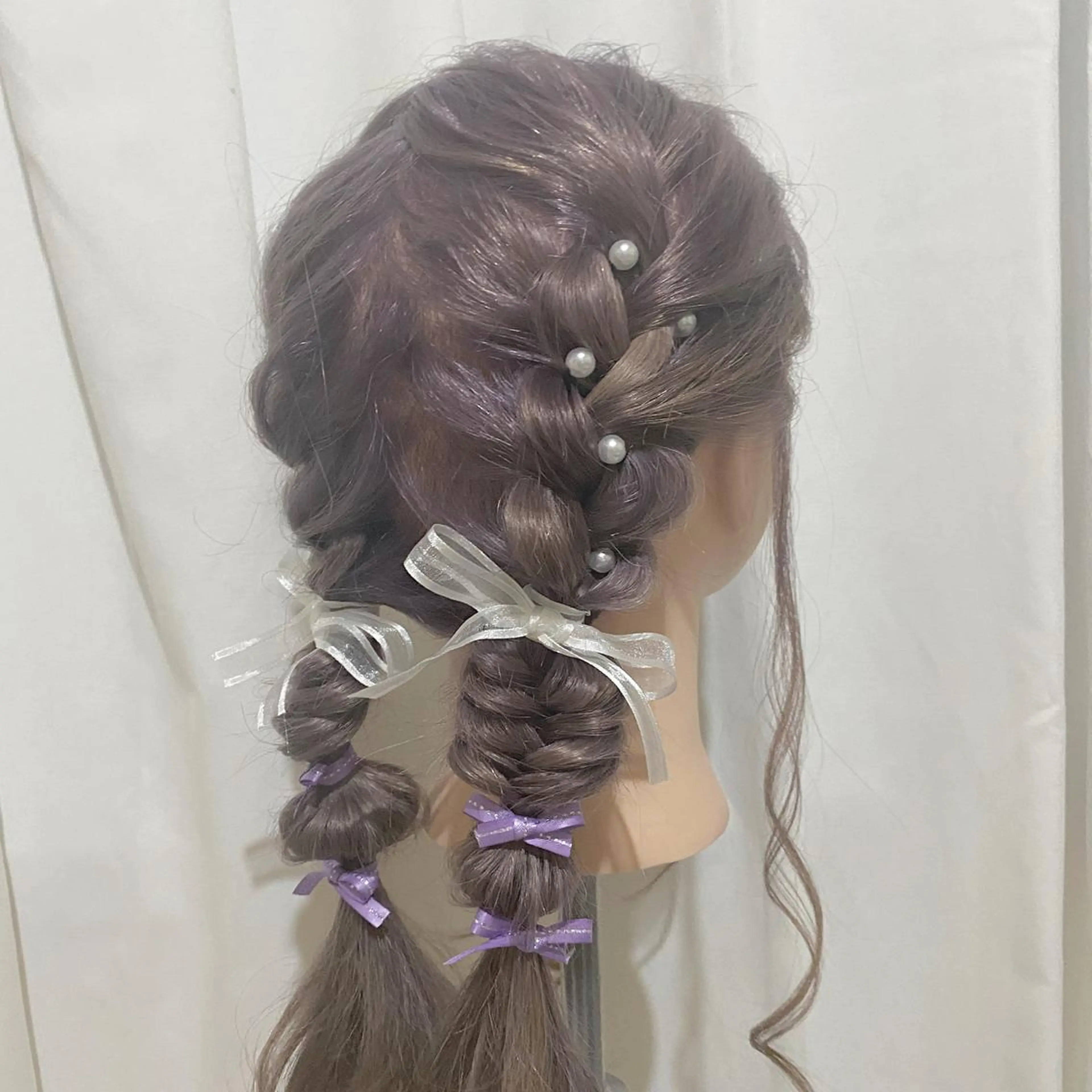 ロング ヘアアレンジ 🌟🍒ハイトーン 韓国ヘア/ユウミのヘアスタイル