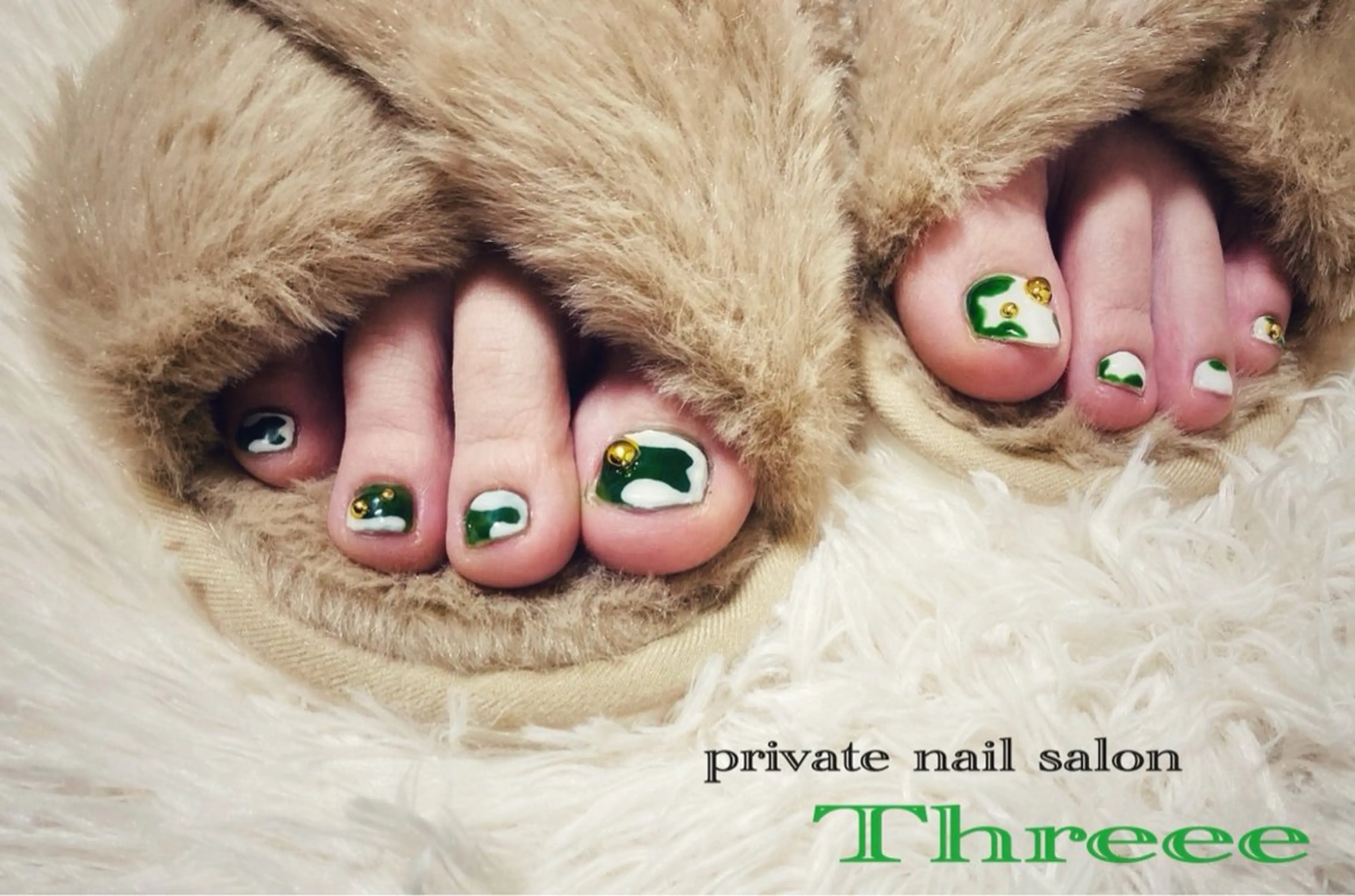 ネイル フットネイル Nail salon - Threee　-のネイルデザイン