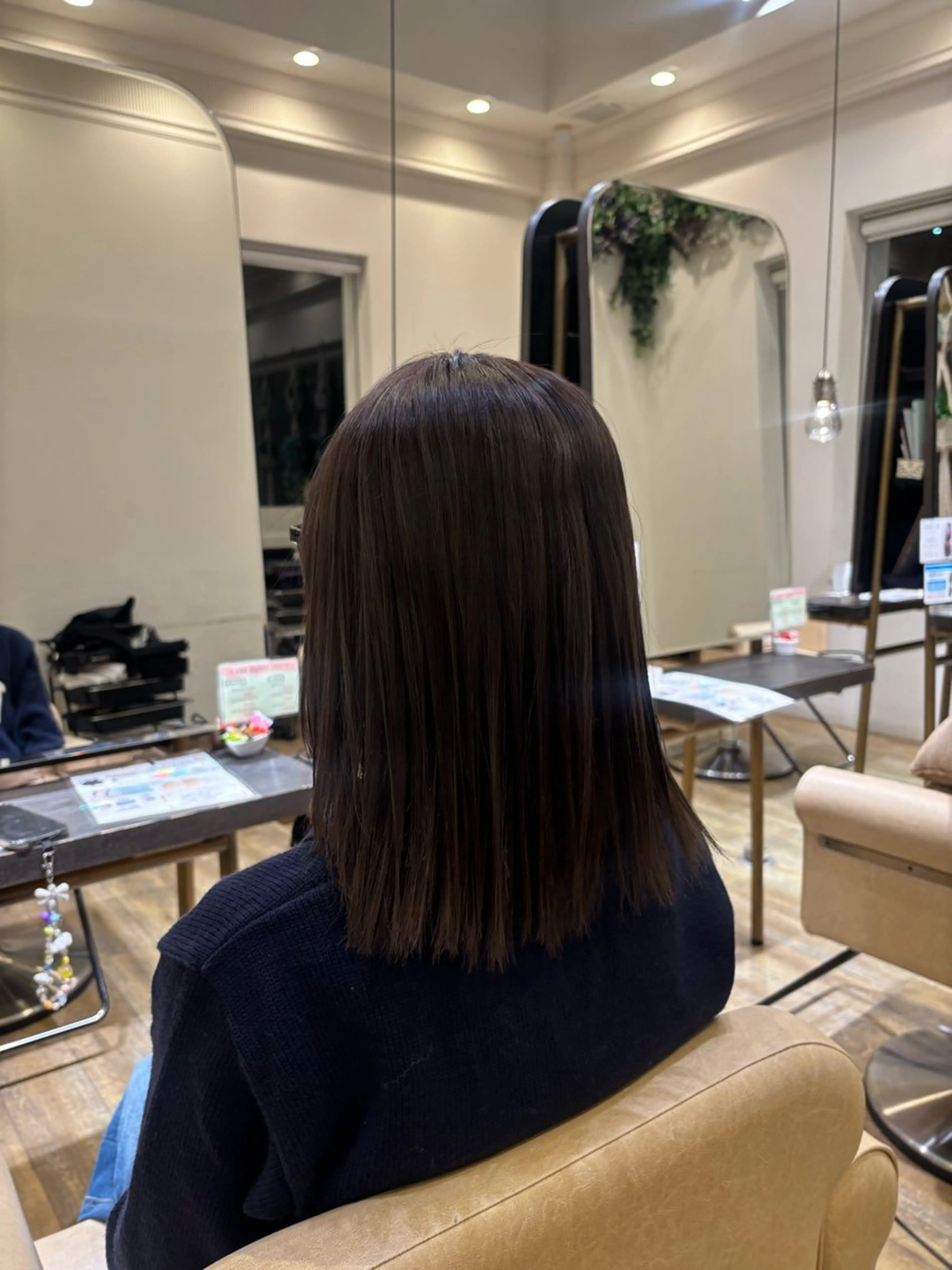 ミディアム カラー ベージュカラー 和泉市/mahae/ 齋藤のヘアスタイル