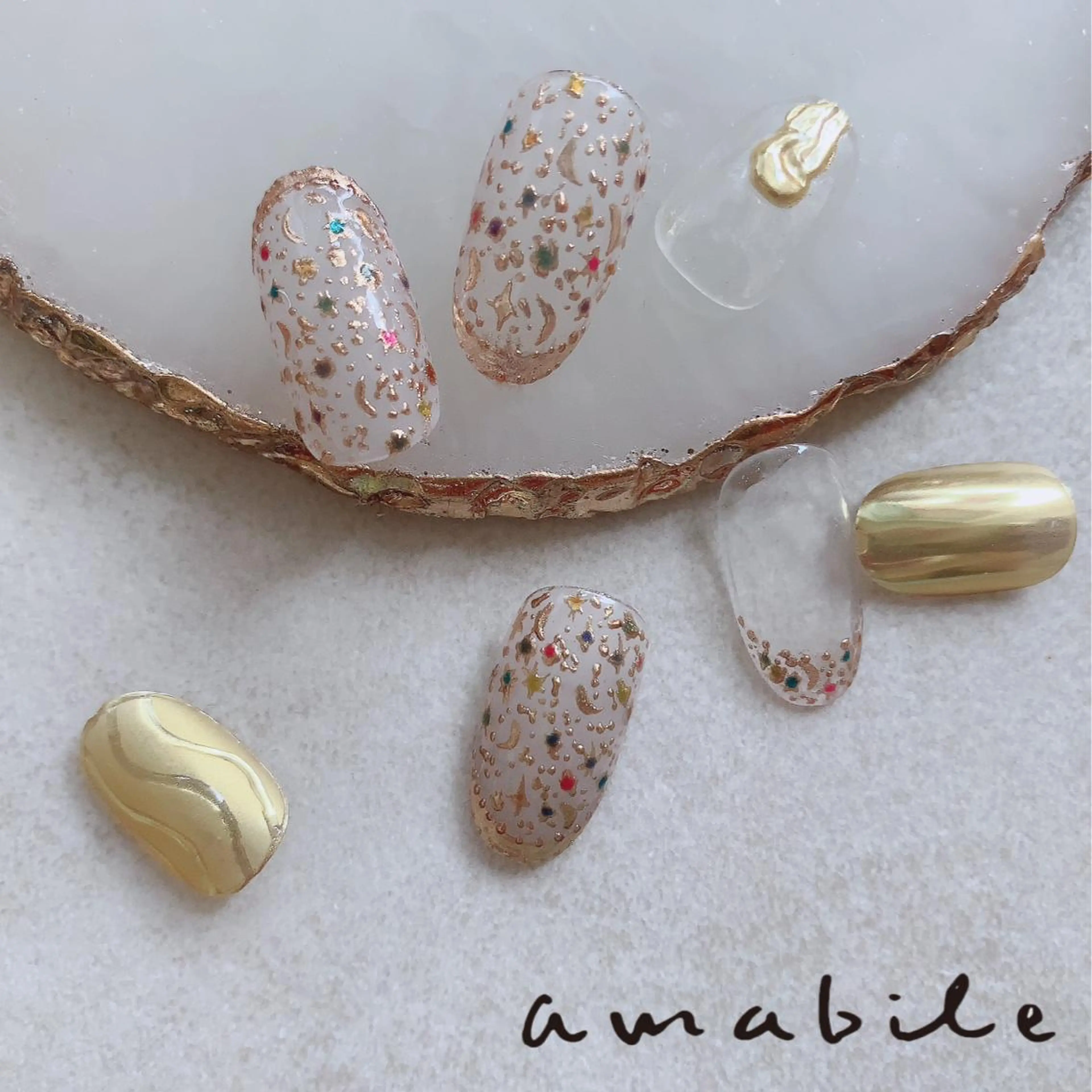 ネイル amabile nailのネイルデザイン