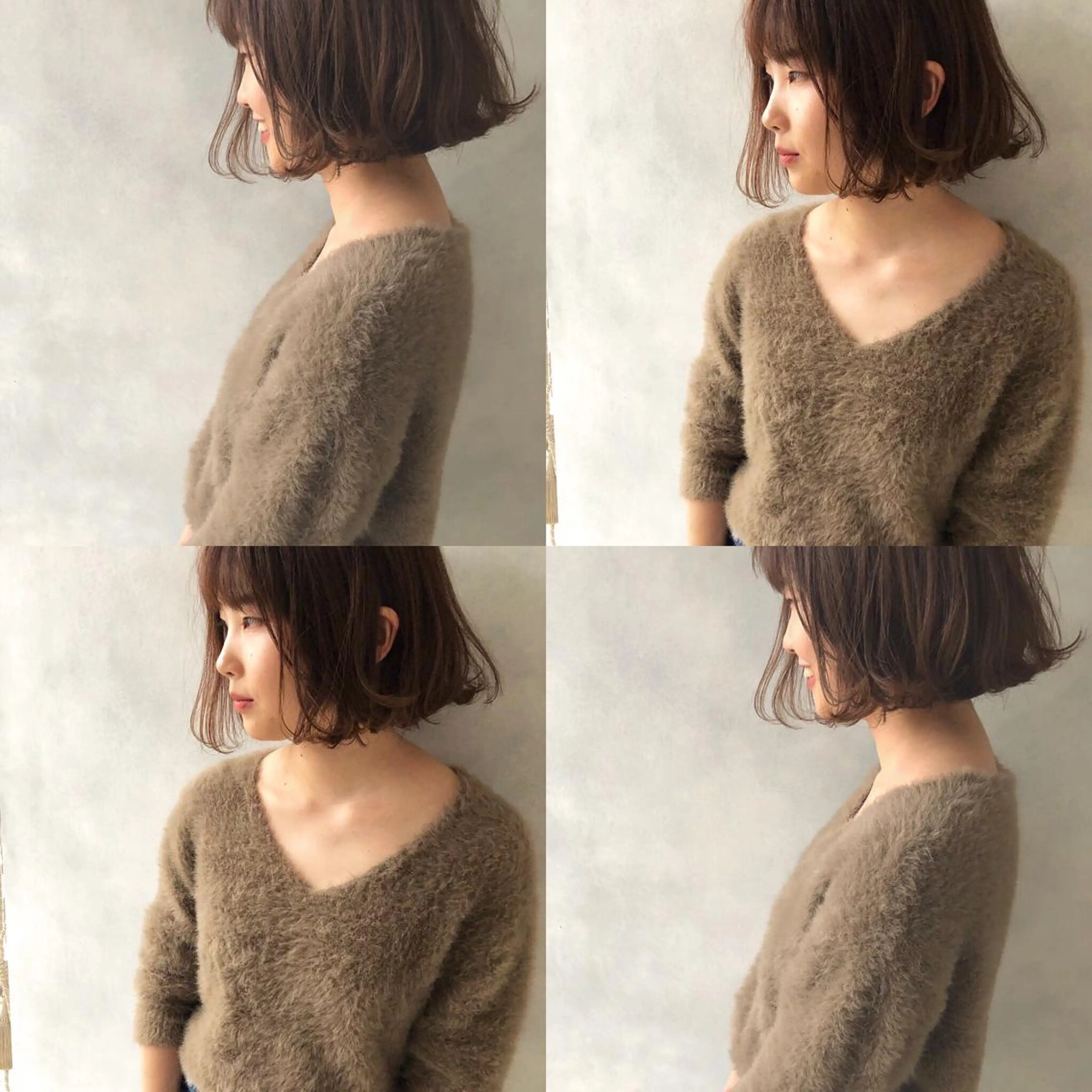 ミディアム 外国人風カラー ハイライト 小澤大輔 YOLO hairのヘアスタイル