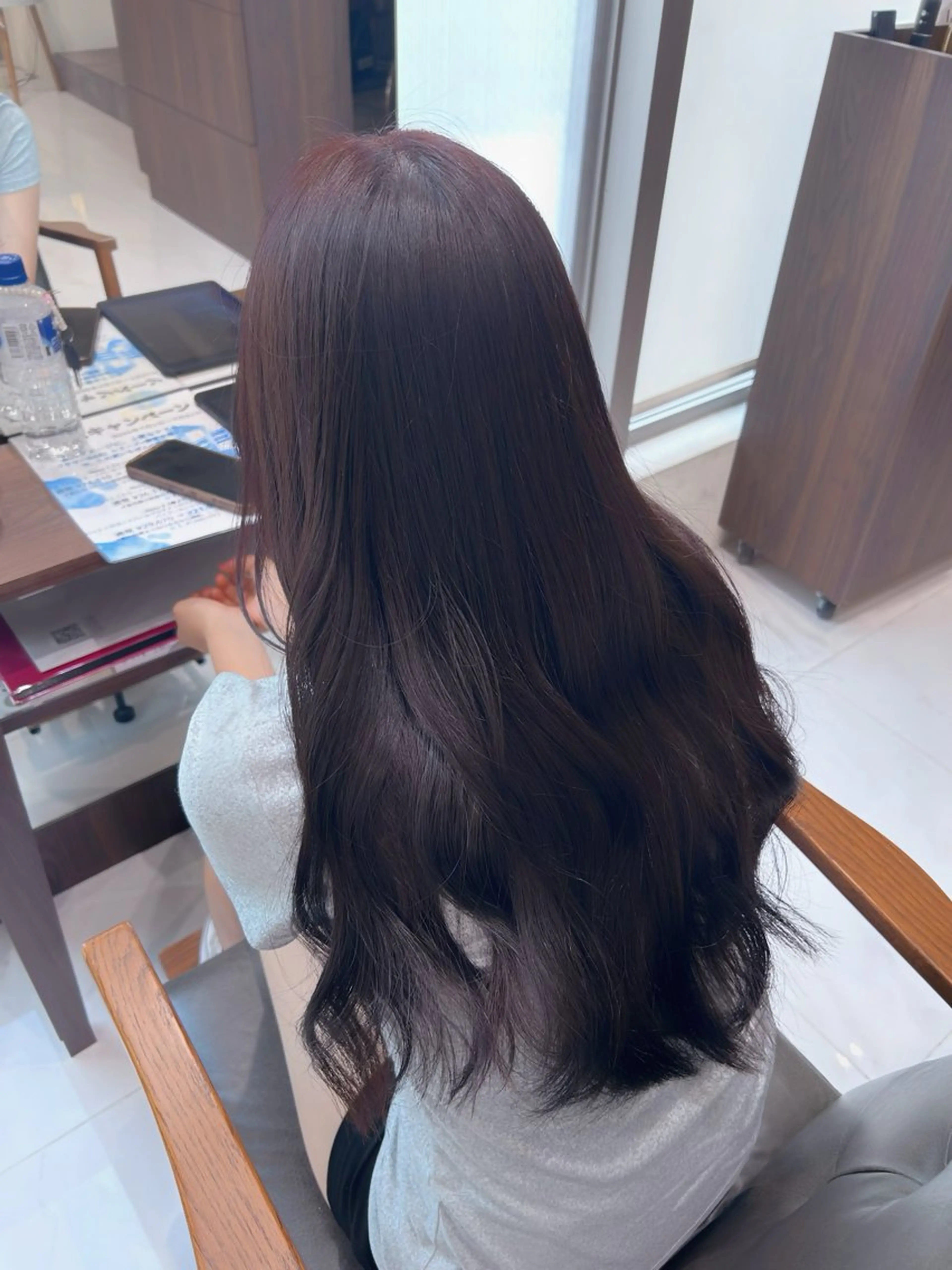 カラー ブラウンカラー ラベンダーカラー momo🍑/顔周り カット指名No.1のヘアスタイル