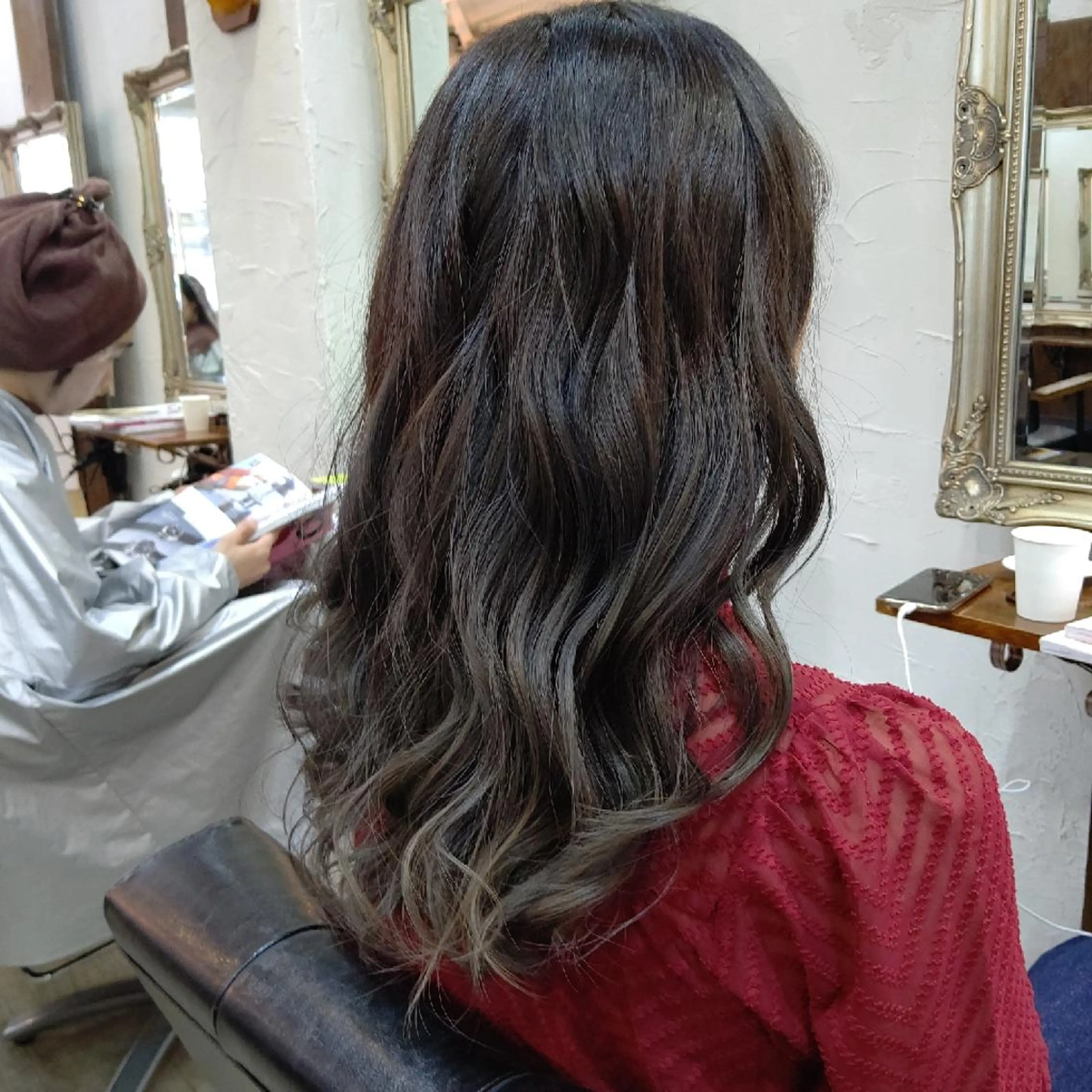 ロング カラー カット ヘアカラー トリートメント bathair  所属・bathair 持田侑祐のヘアスタイル