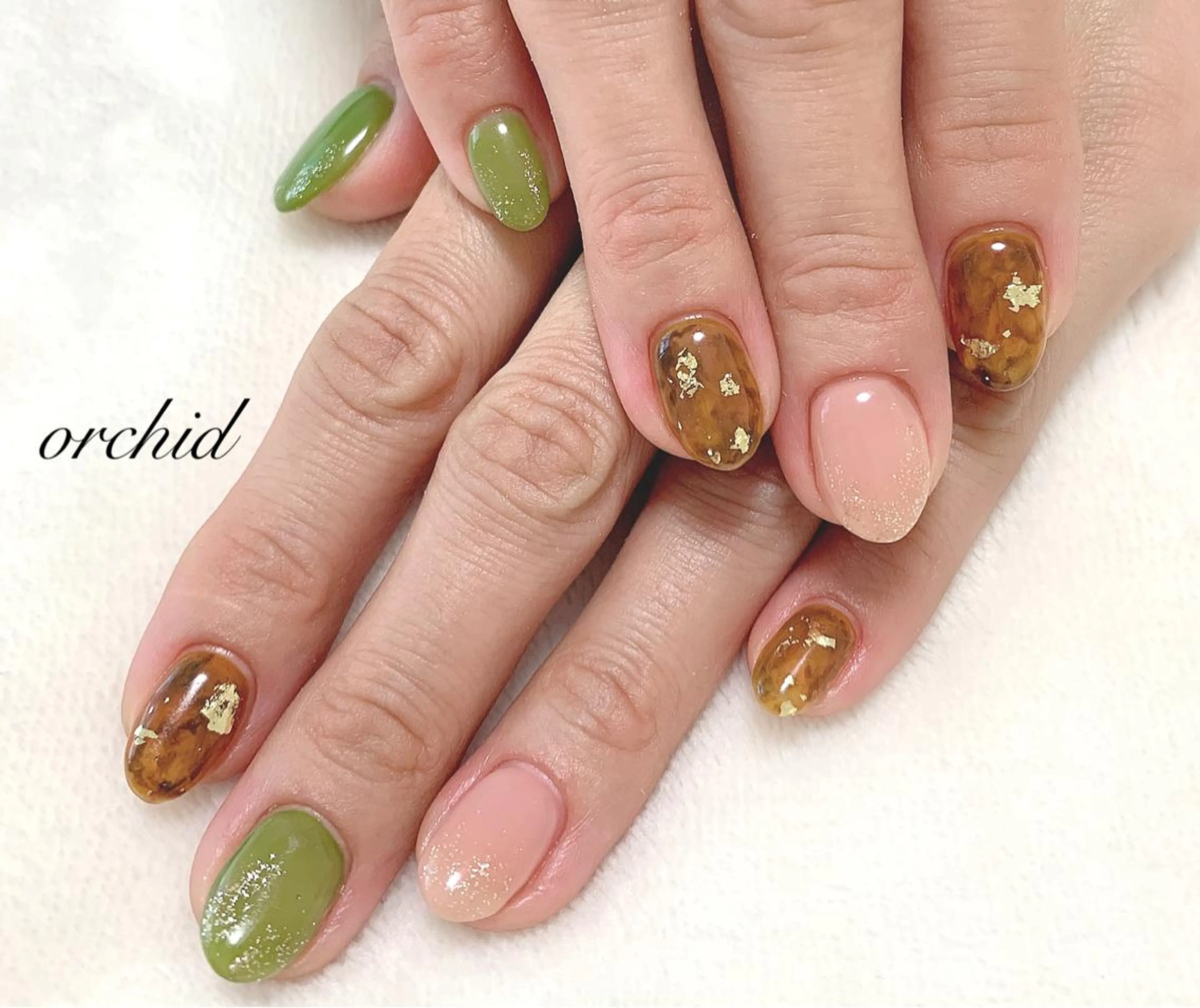 ネイル orchid ♡オーキッドのネイルデザイン