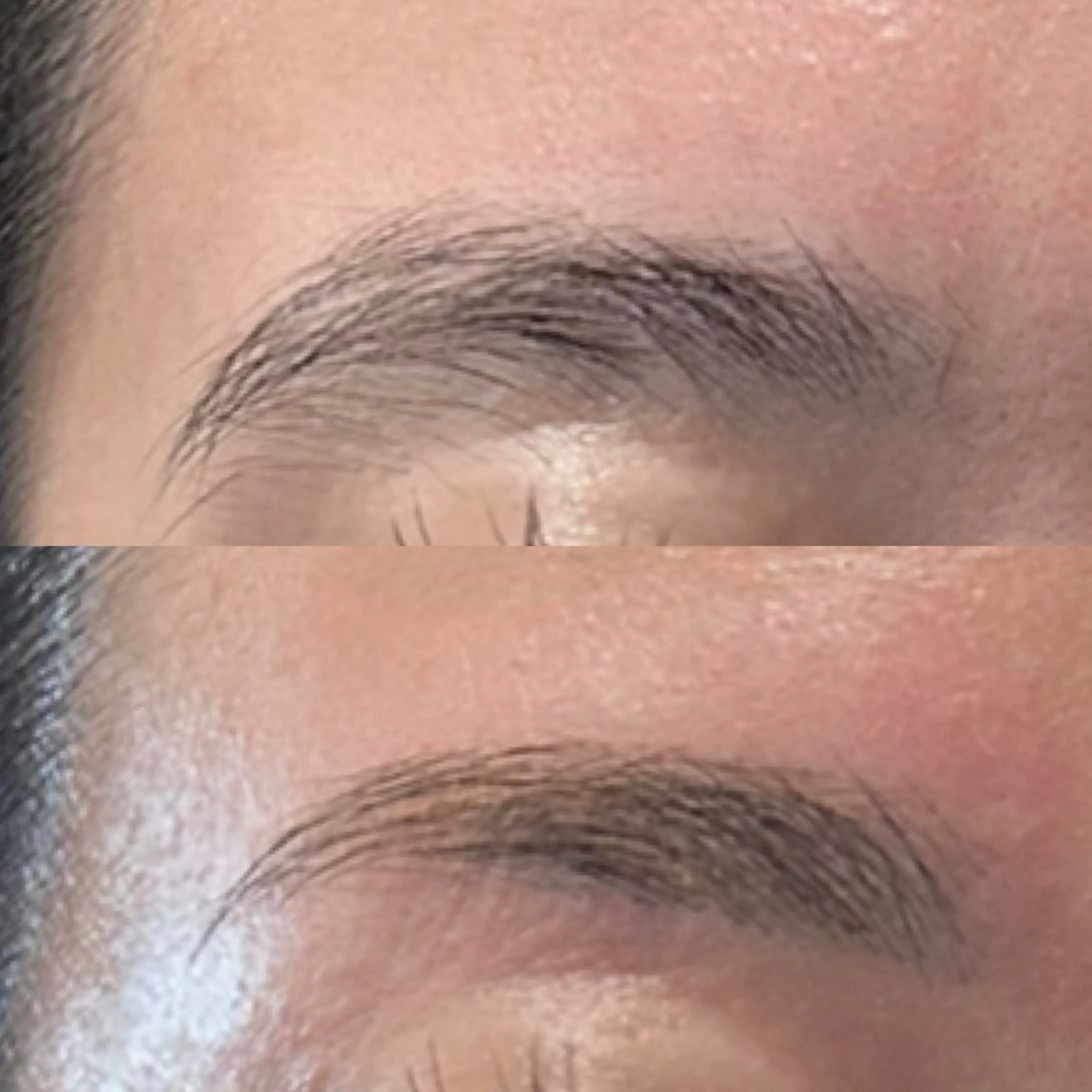 眉毛スタイリングの写真