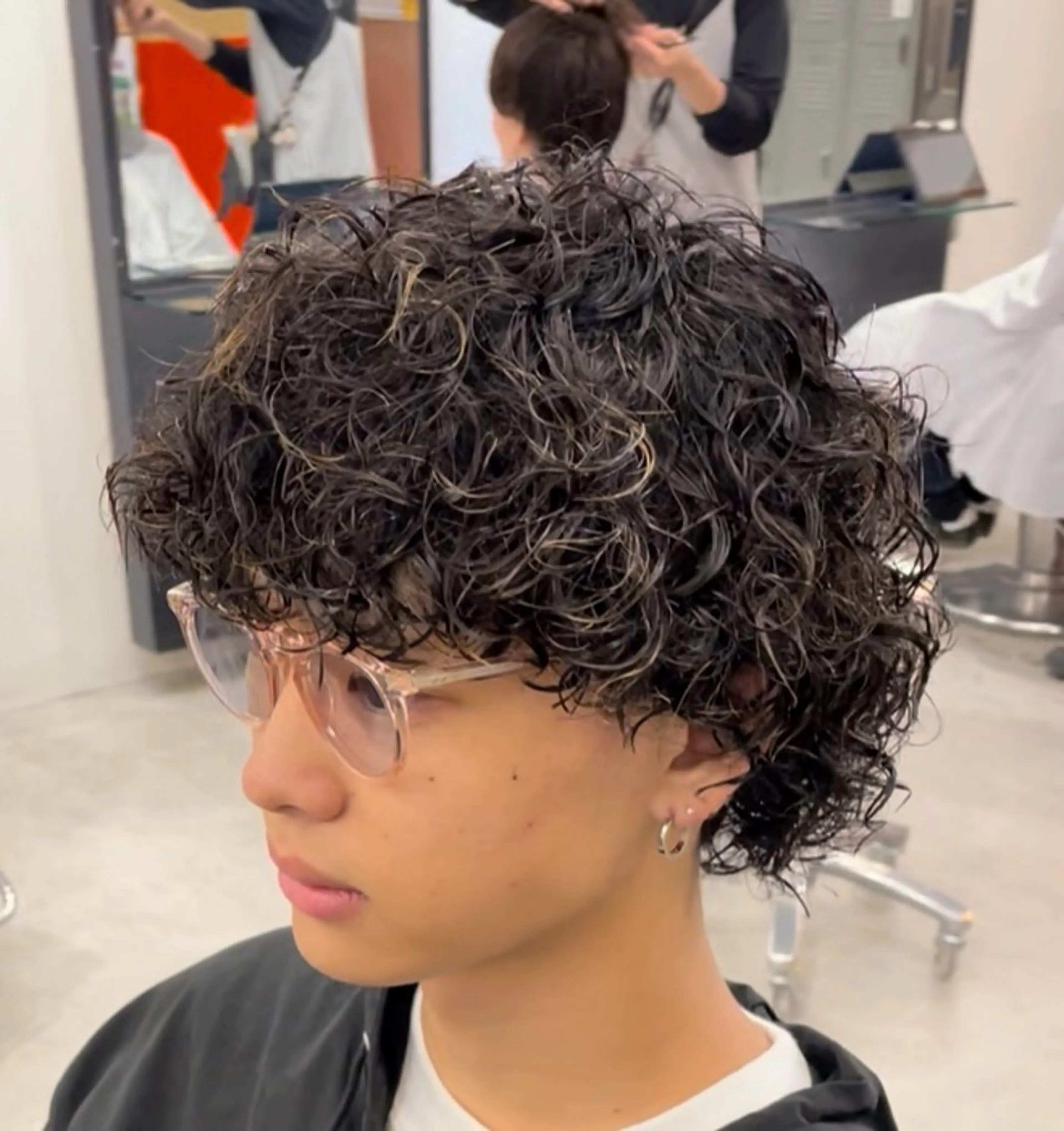パーマ 八十川 佑斗のヘアスタイル