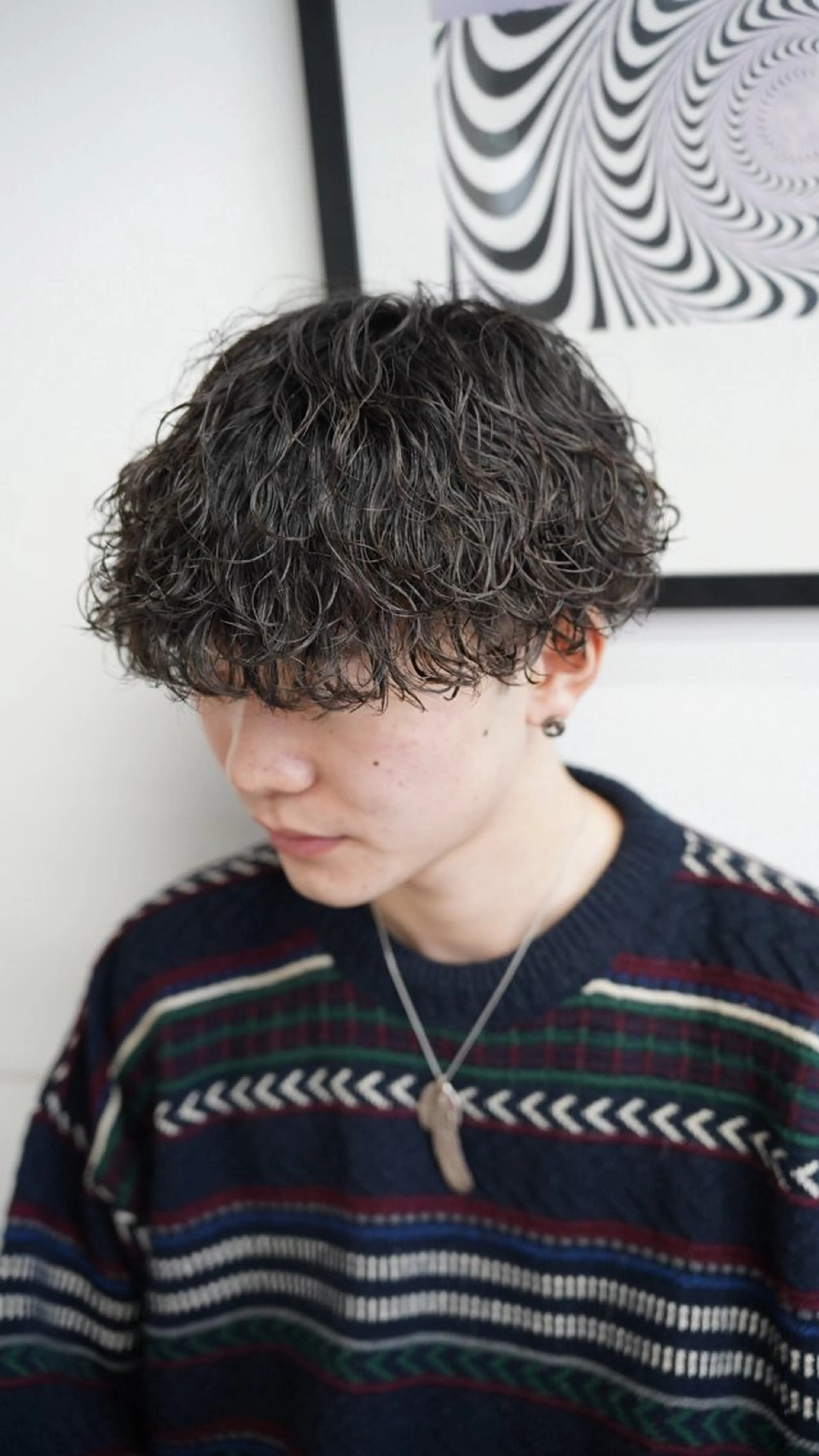 【ご新規様限定📣】🔴人気No. 1🔴骨格矯正カット＋波巻きスパイラルパーマ🌀の写真