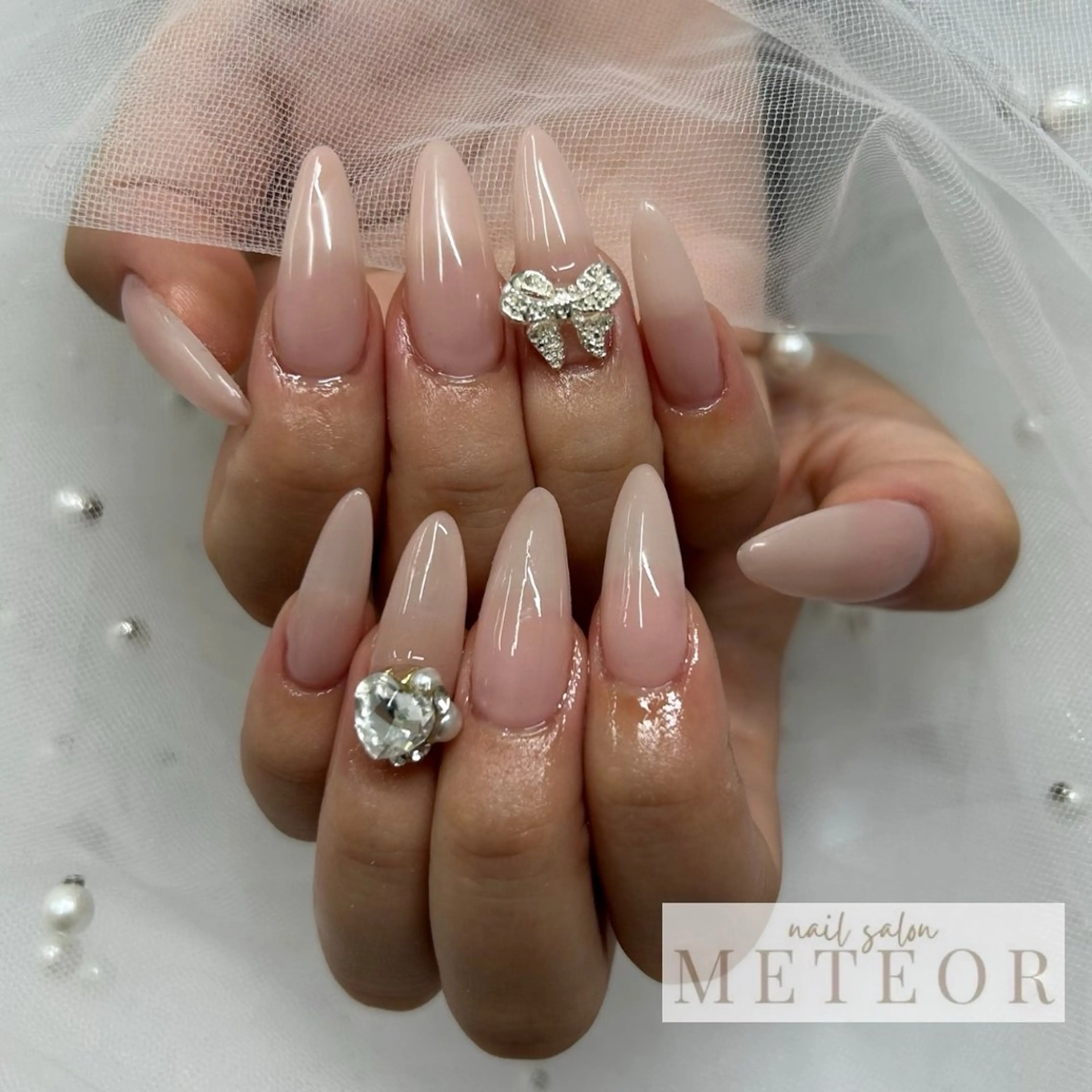 ネイル ロングネイル ワンカラーネイル ワンホンネイル ハンドネイル nailsalon meteor所属・METEOR💫 staffのネイルデザイン