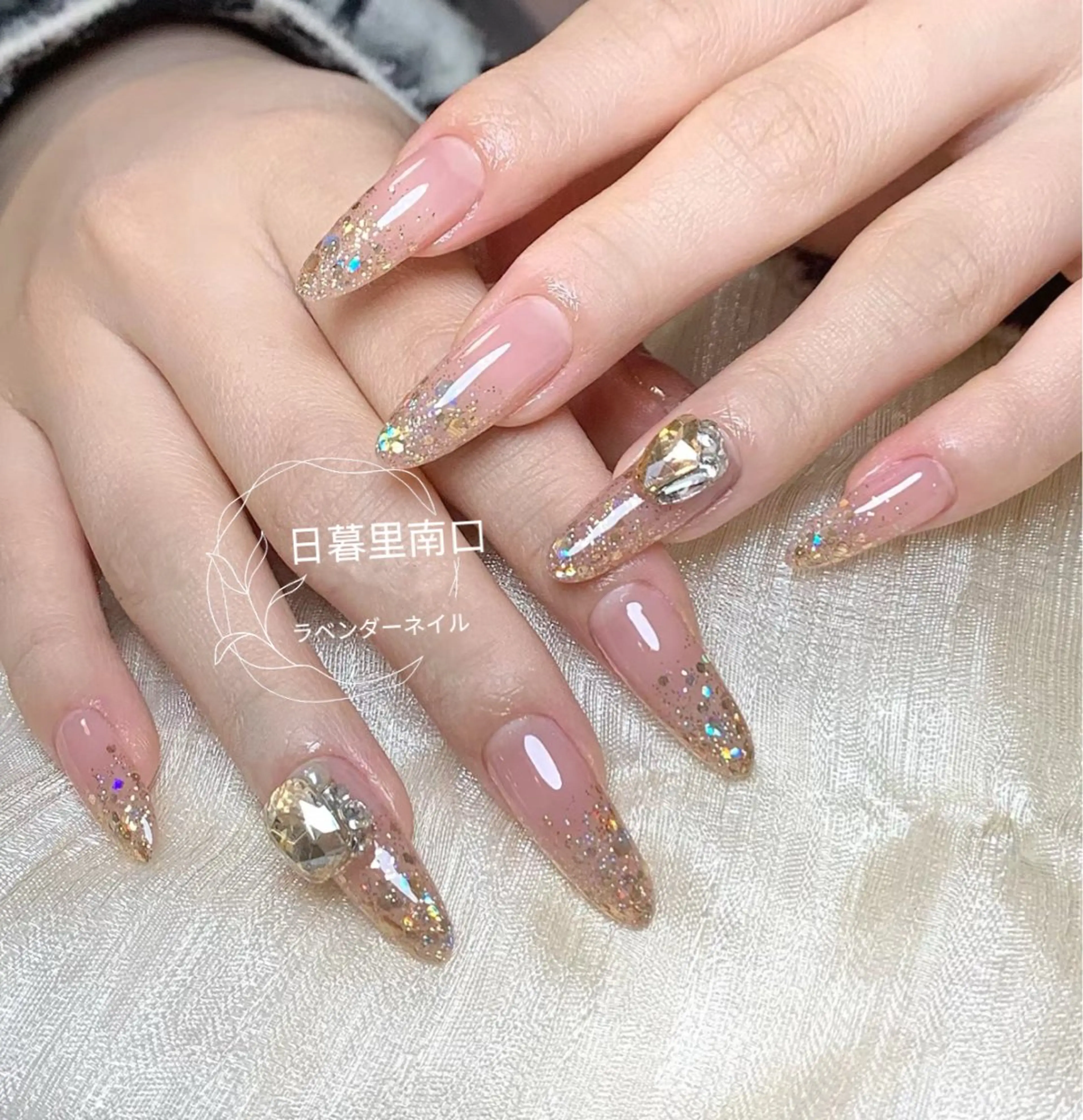 ネイル ラベンダー💖日暮里 ルル💖ネイルのネイルデザイン