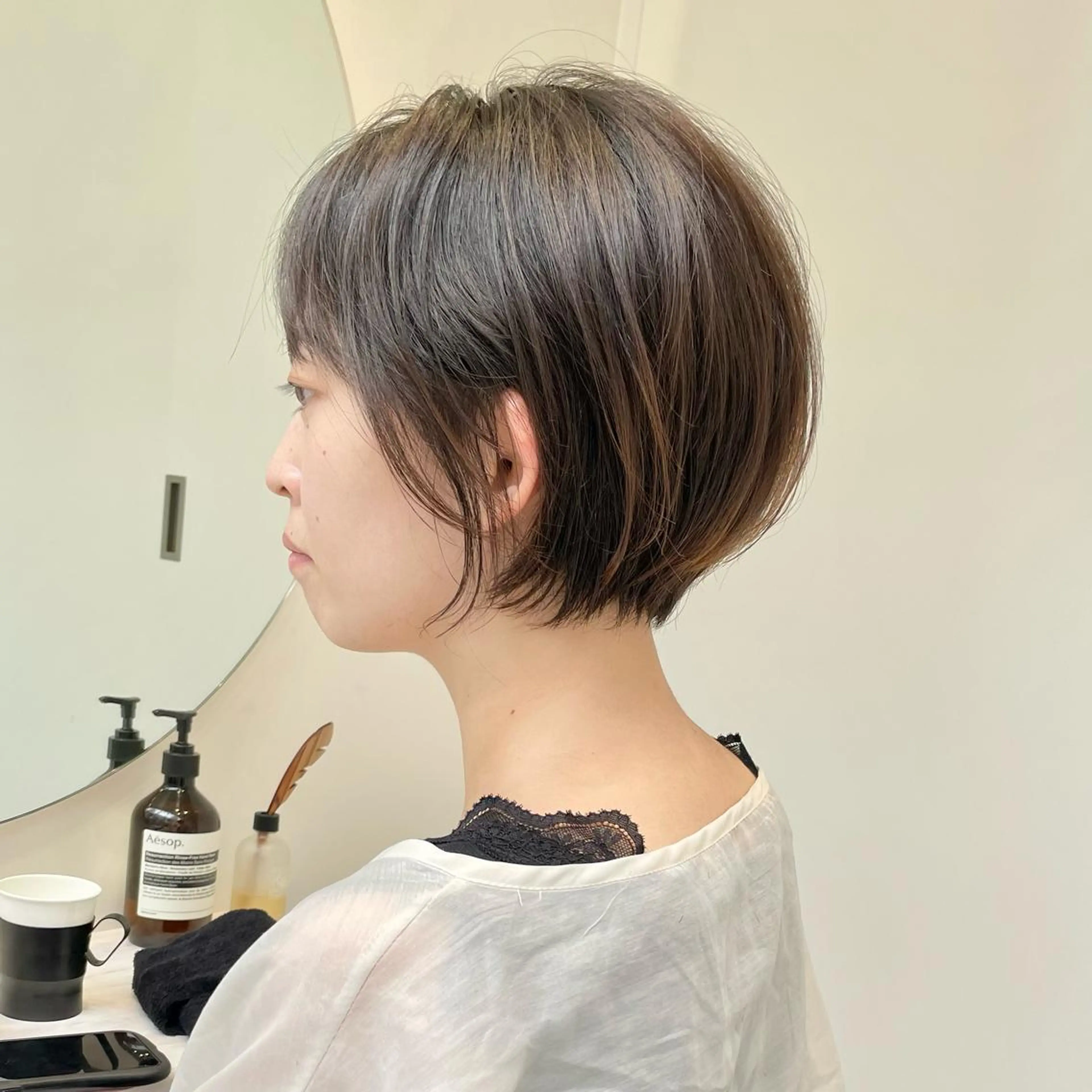 ショート 丸みショート ショートヘア ショート似合わせ特化 美容師シュウのヘアスタイル