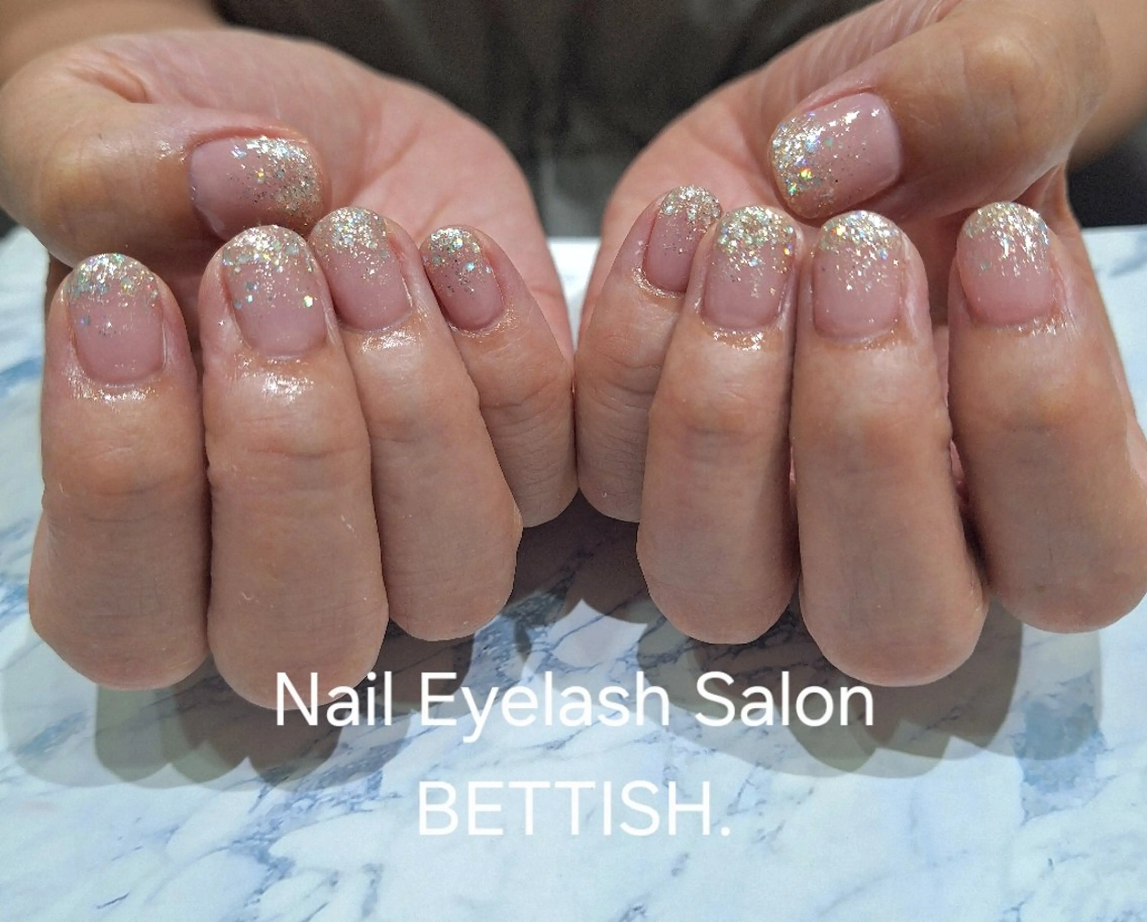 ネイル ラメ(グリッター) ラメグラデーション BETTISH AIRIのネイルデザイン