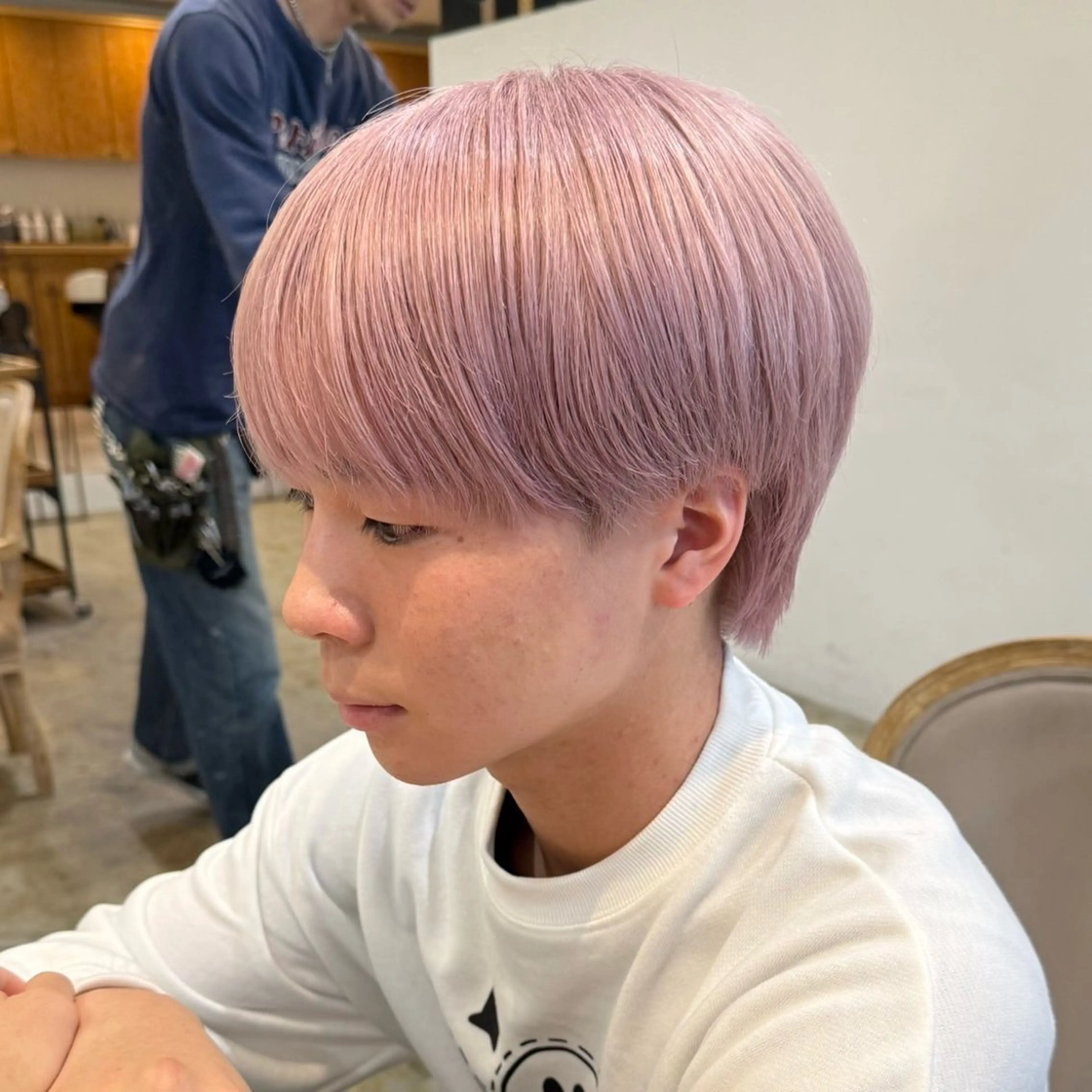 ショート カラー ヘアアレンジ メンズ メンズハイトーン ハイトーンカラー 🌈モリグチ ケイスケ🦄のヘアスタイル