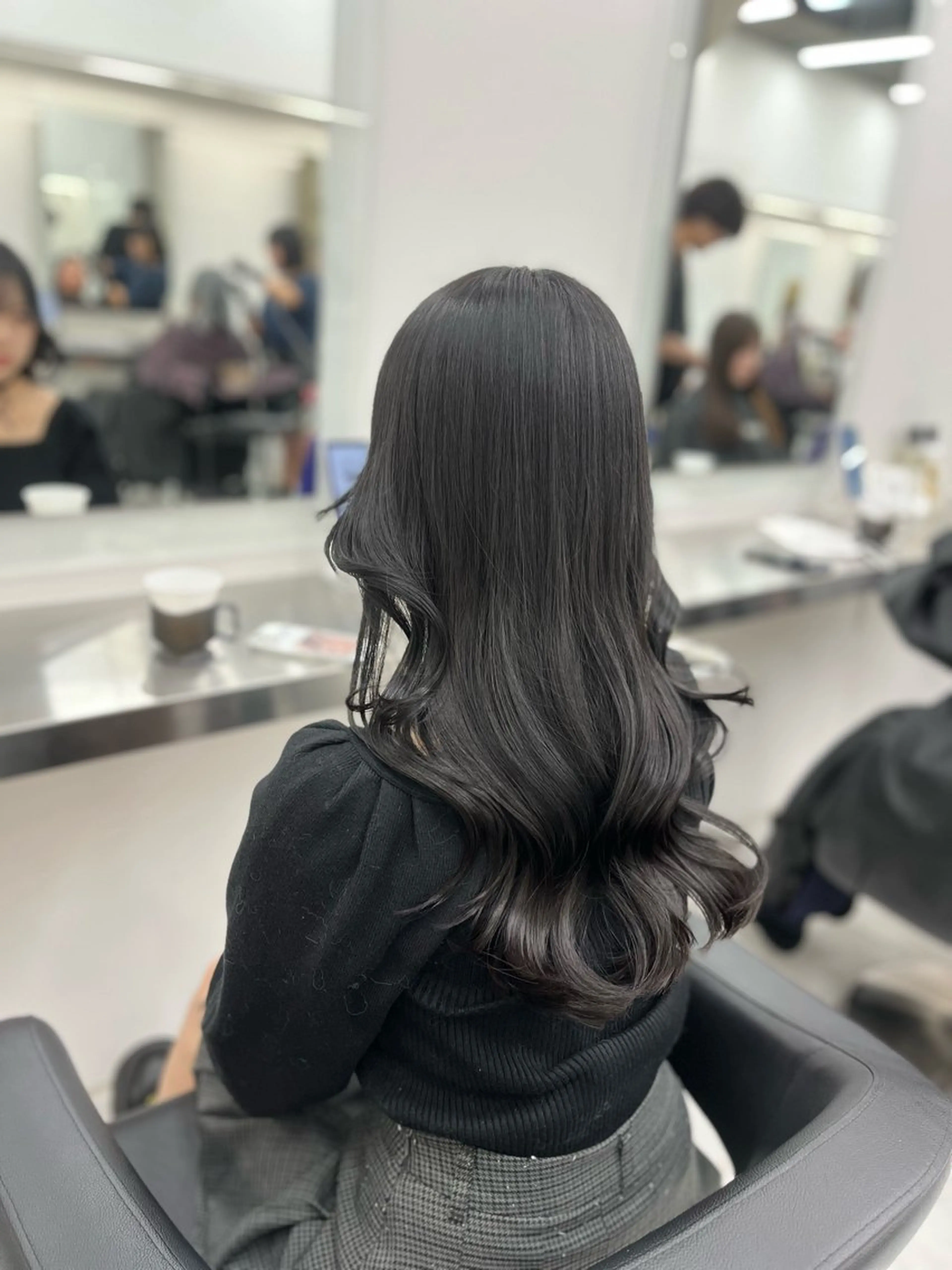 ロング カラー ヘアアレンジ 🫧‪🎀うる艶暖色 🏹Nanako🎀のヘアスタイル