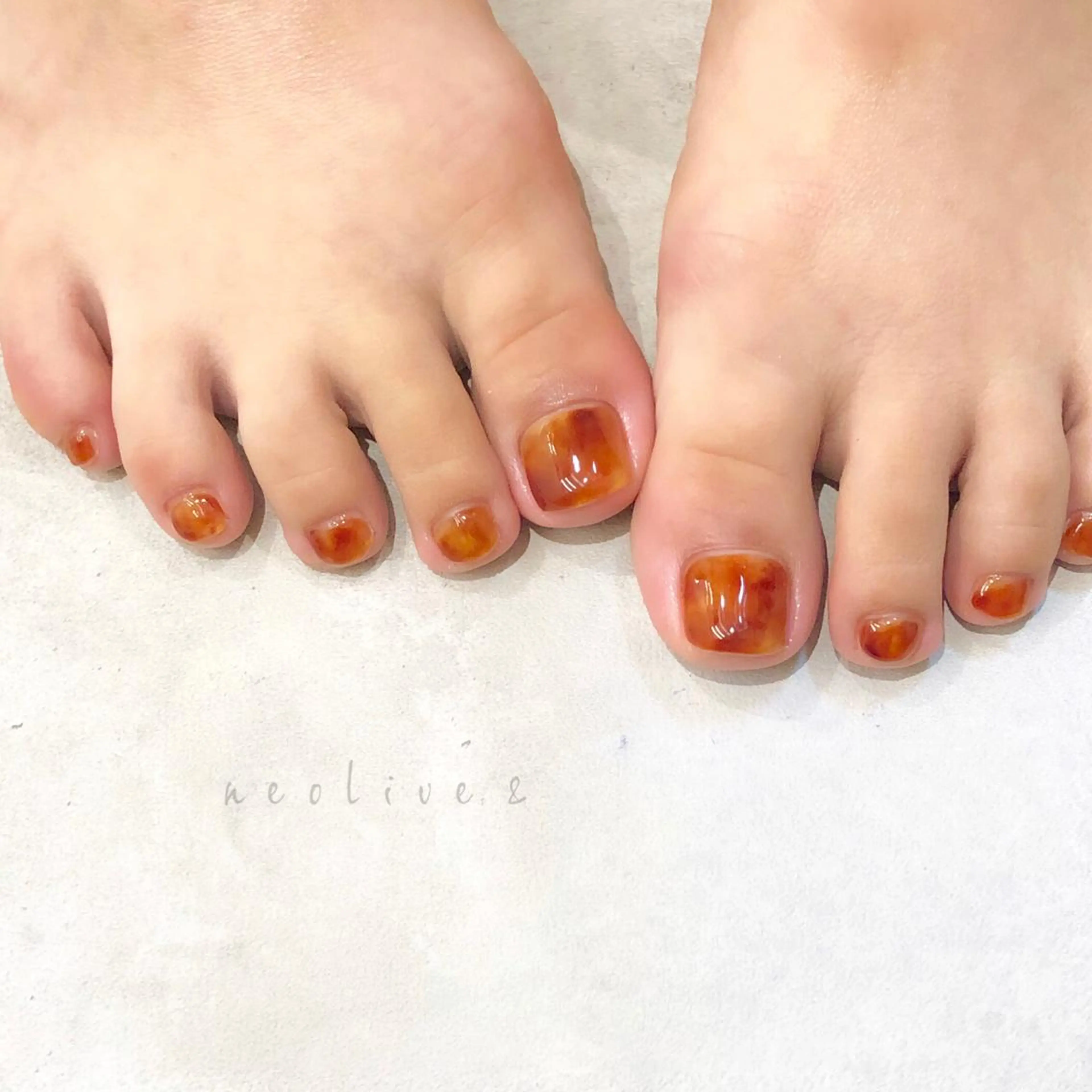 ネイル フットネイル Yuriko Omi パラジェル/渋谷のネイルデザイン